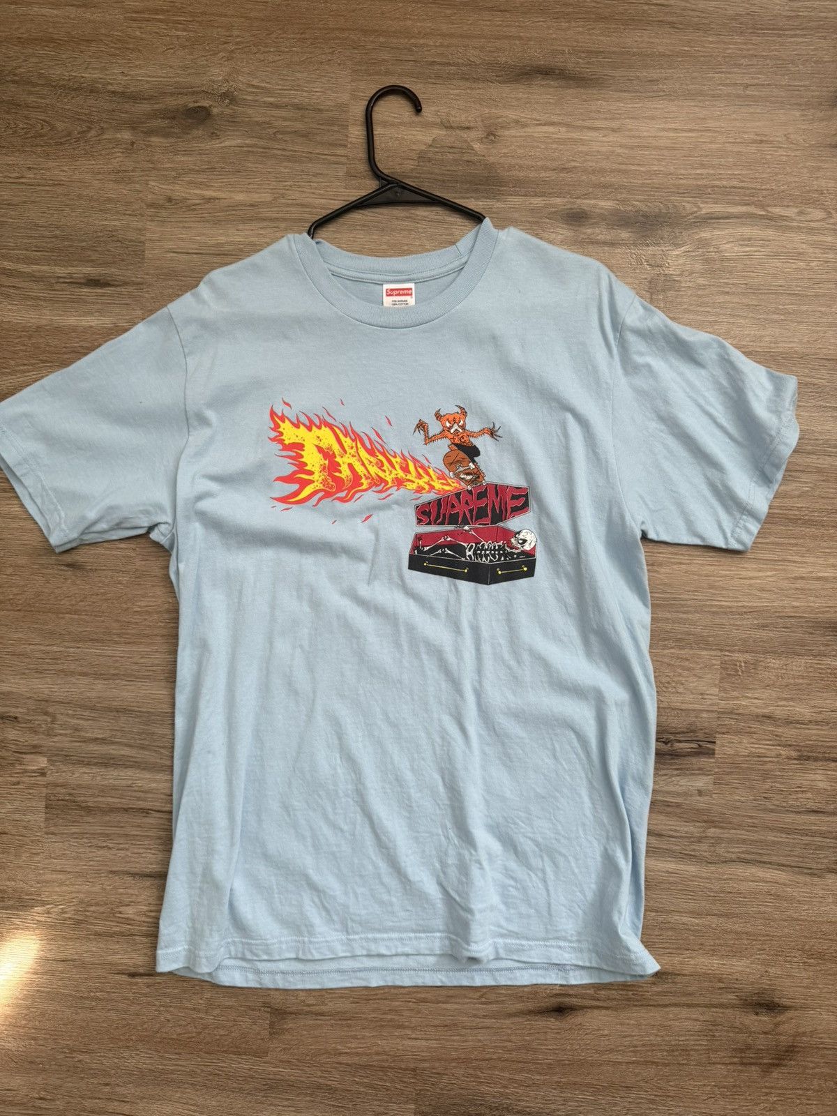 Supreme × Thrasher Supreme Thrasher Neckface T-Shirt Size US L / EU 52-54 / 3 - 1 Thumbnail