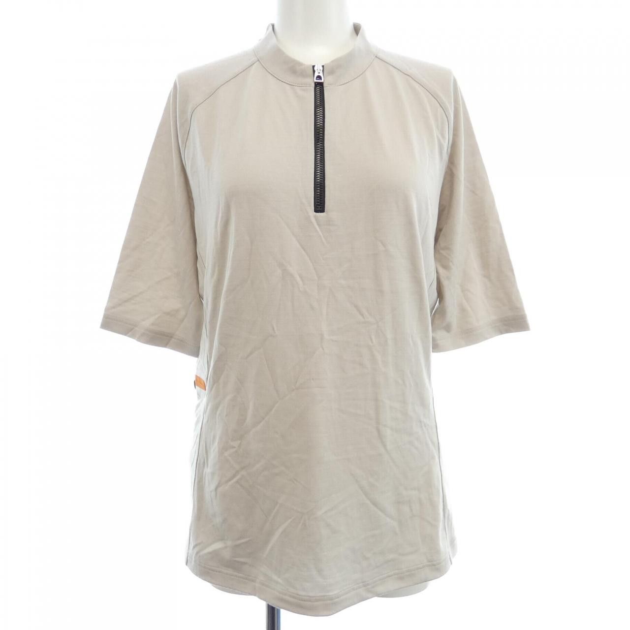 Hermes Hermes Hermès Cuir de Selle Sellier T-shirt Cotton T-Shirts DUTY FREE for USA Size ONE SIZE - 1 Thumbnail