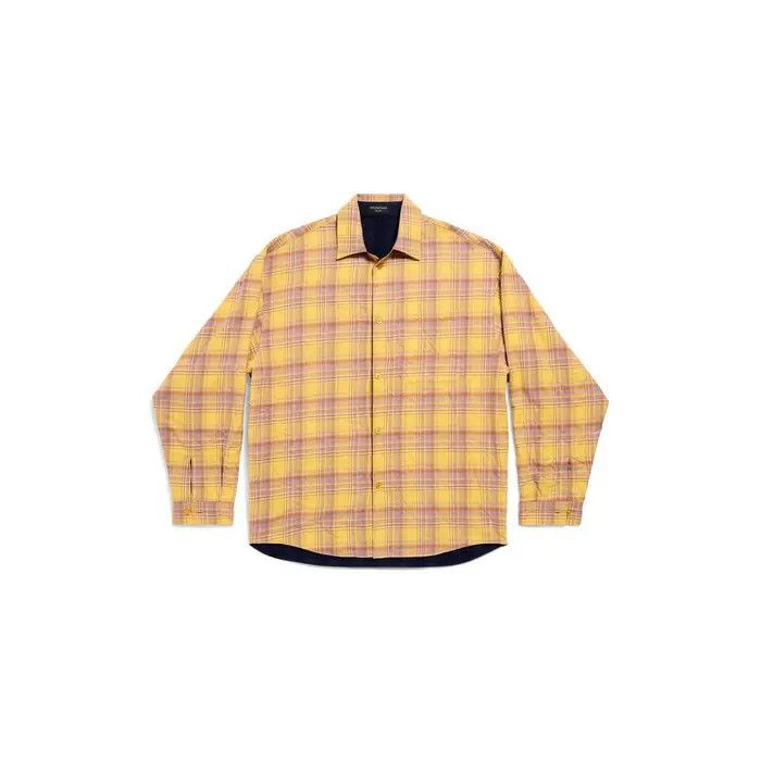 Balenciaga o1w1db10126 Reversible Shirt Large Fit in Multicolor Size US XXL / EU 58 / 5 - 1 Thumbnail