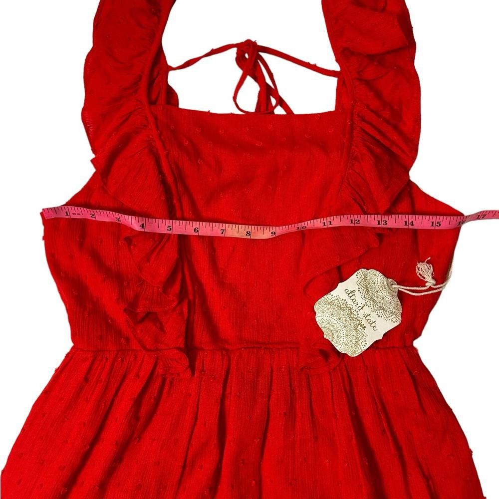 Designer Altar’d State l NWT Red Day Fit & Flare Dress Small Size S / US 4 / IT 40 - 4 Thumbnail