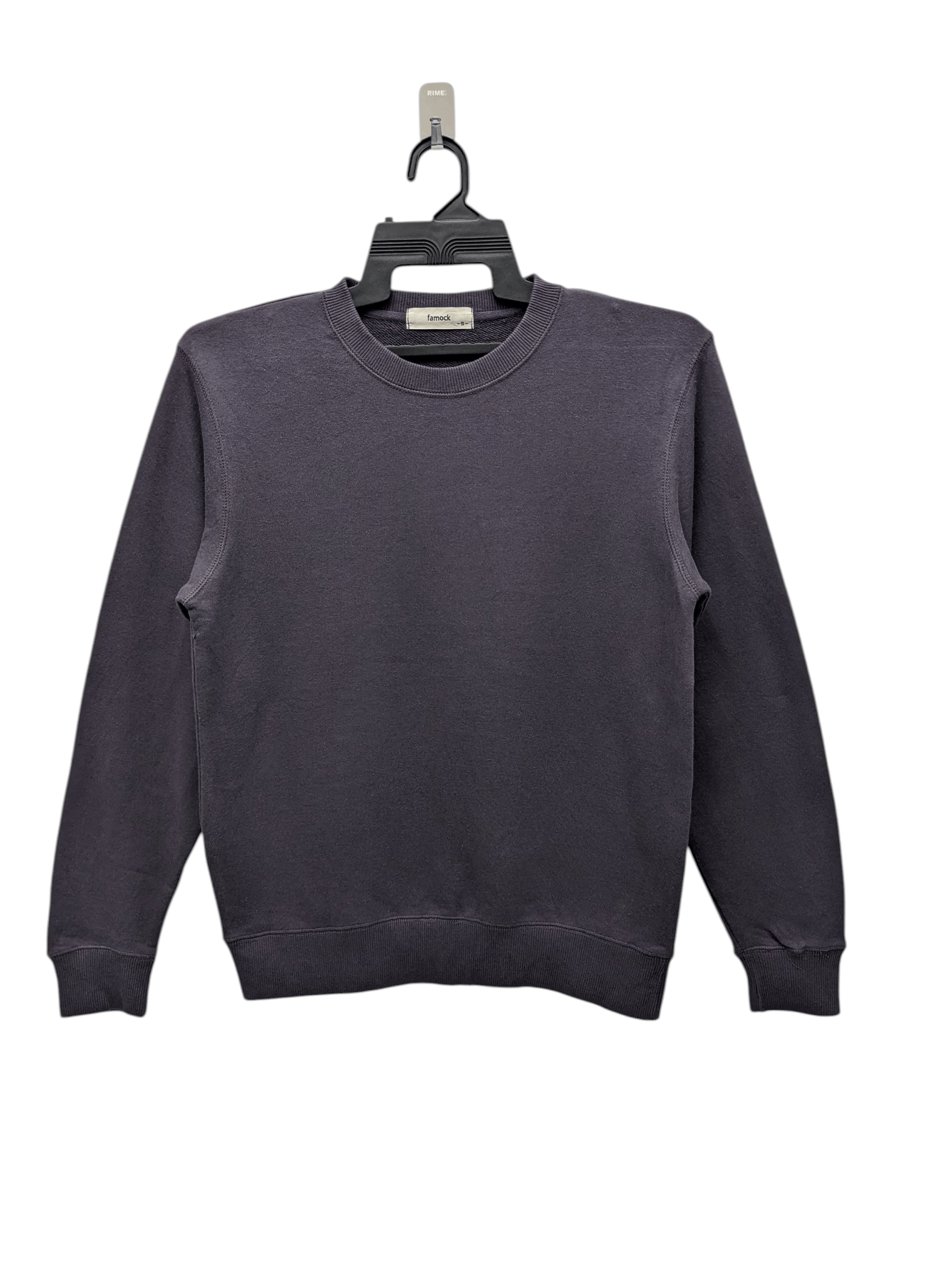Japanese Brand Japanese Brand Famock Cotton Plain Crewneck Sweatshirt Size US S / EU 44-46 / 1 - 1 Thumbnail
