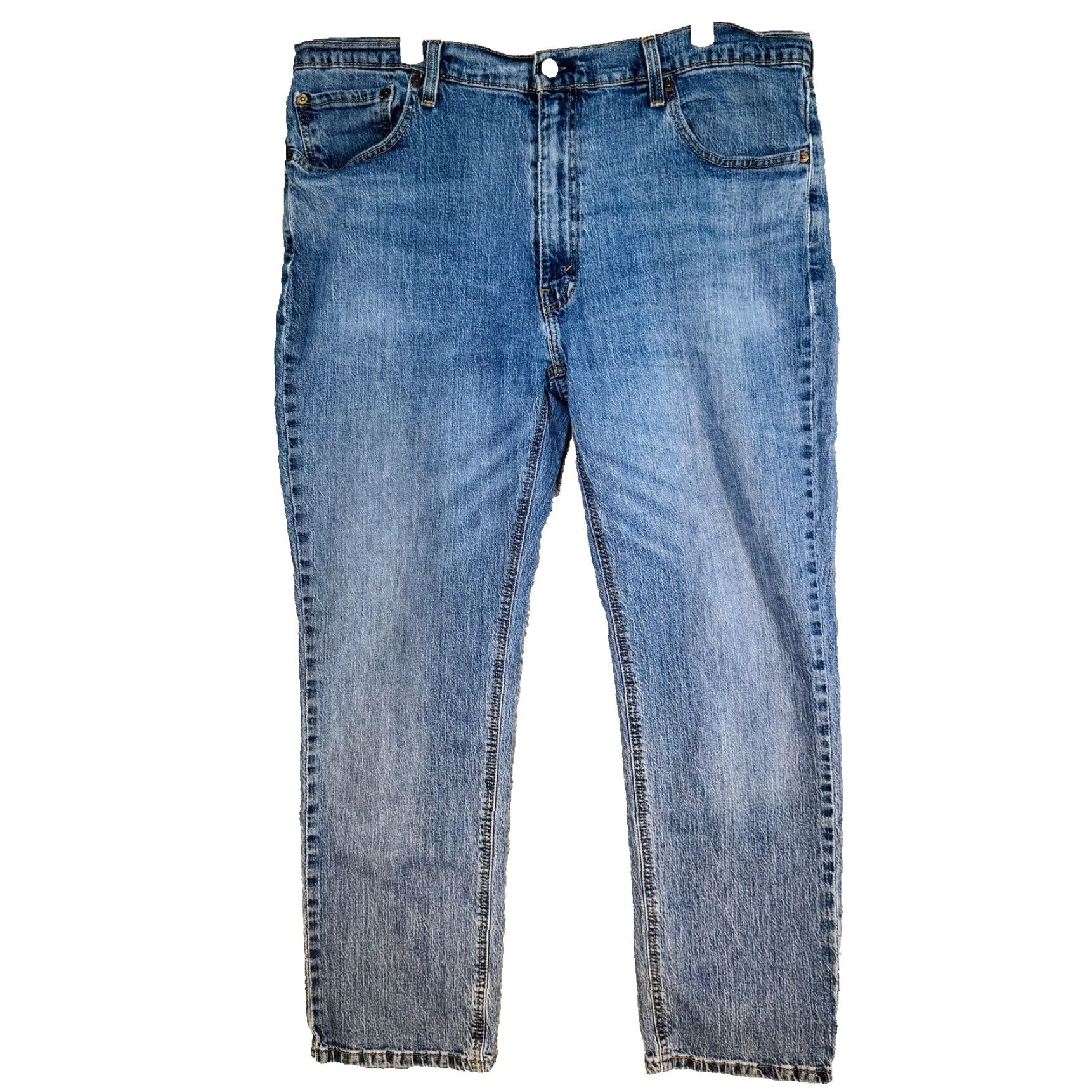 Levi's Levi's 541 Jeans Mens 38x30 Blue Medium Wash Athletic Tapered Zip Fly Denim 5-Pocket Logo Vintage: No Mens Jeans Size US 38 / EU 54 - 5 Thumbnail