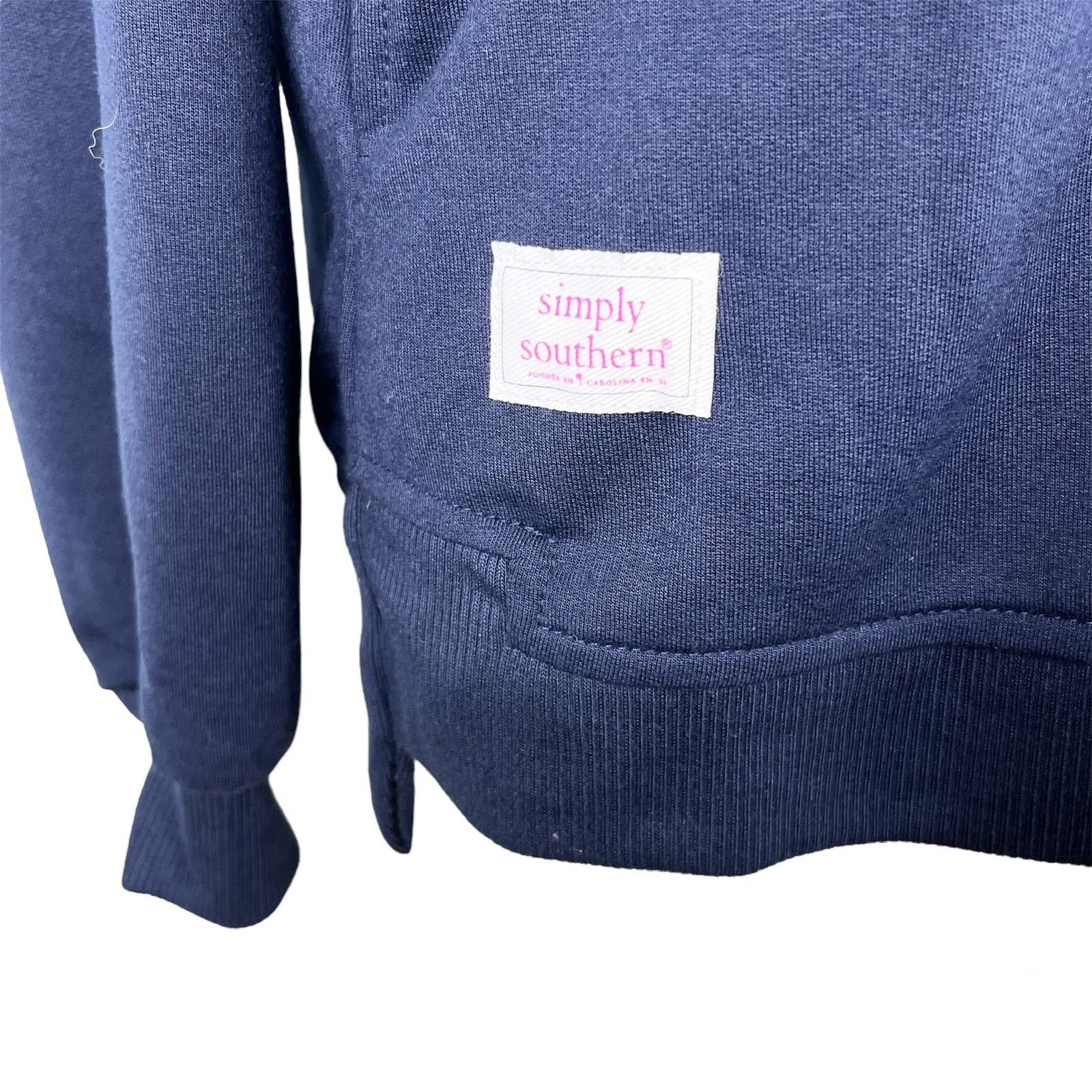 Other Simply Southern Weekend Sparkle Pullover Pockets Navy S New Size S / US 4 / IT 40 - 15 Thumbnail