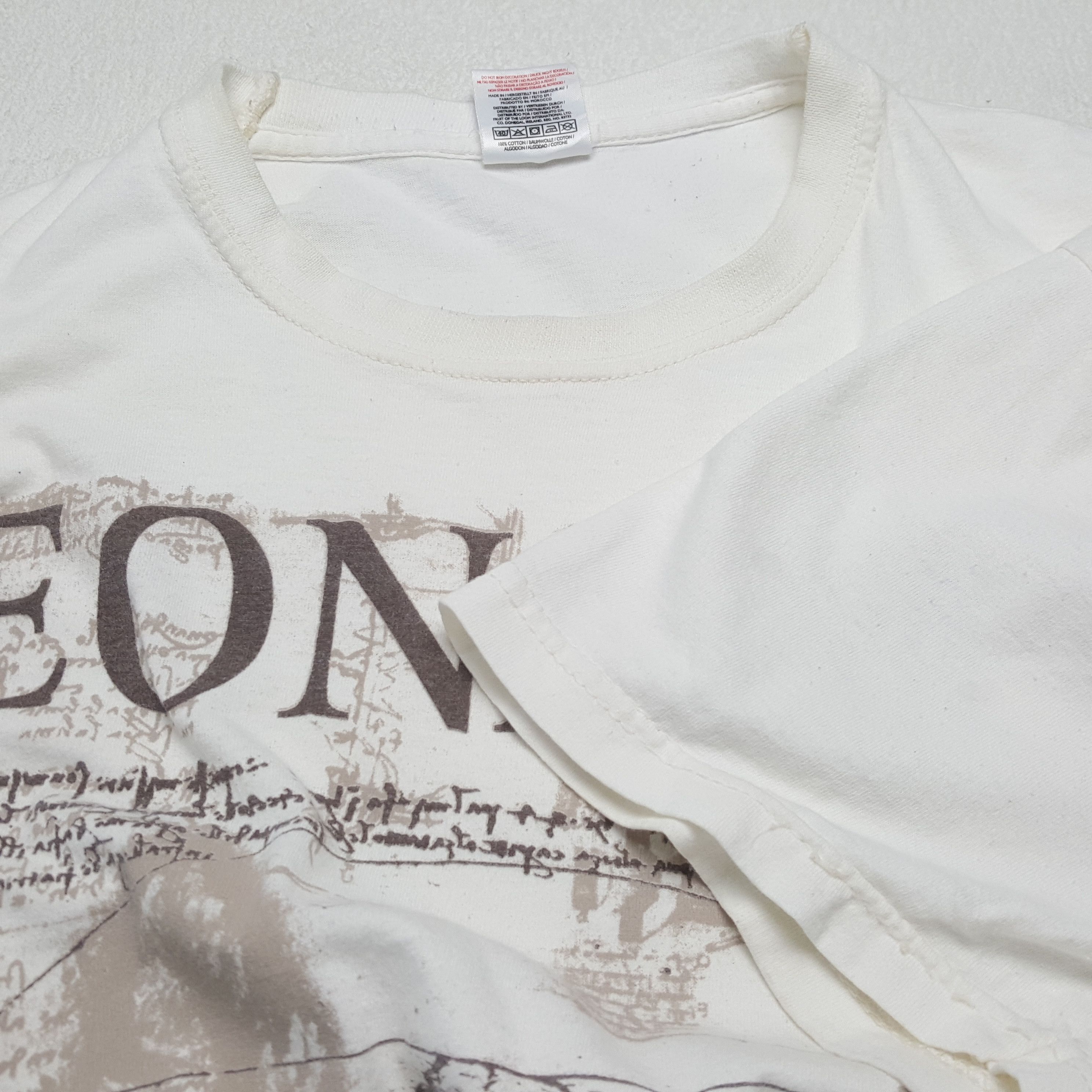 Vintage LEONARDO Da Vinci ITALIA Artist Art Design Style Tshirt Size US L / EU 52-54 / 3 - 5 Thumbnail