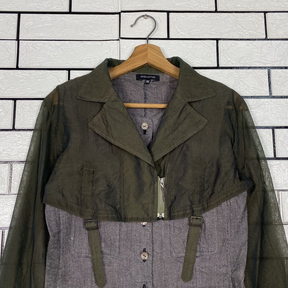 Issey Miyake 📌Vintage Button Jacket Double Astro Style Intellection Size US S / EU 44-46 / 1 - 4 Thumbnail