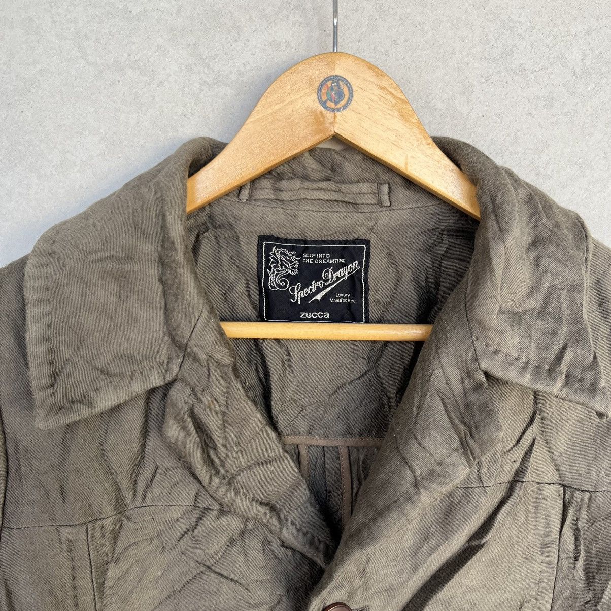 Other Vintage Zucca 90s Brown Lightweight Jacket Size M Size M / US 6-8 / IT 42-44 - 4 Thumbnail