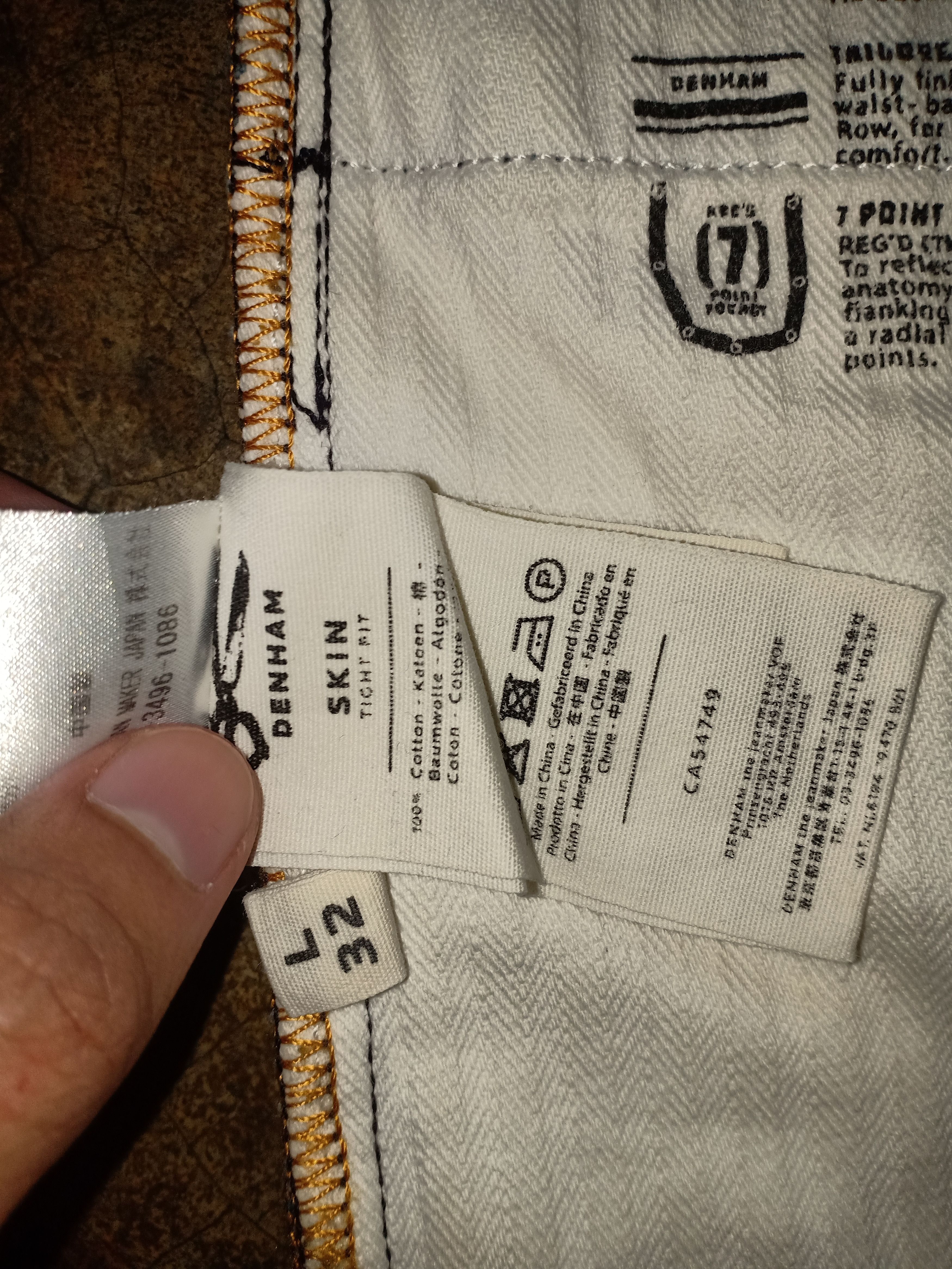 DENHAM Highly Hand Crafted Japanese Denim Very High Class Quality Size US 32 / EU 48 - 4 Thumbnail