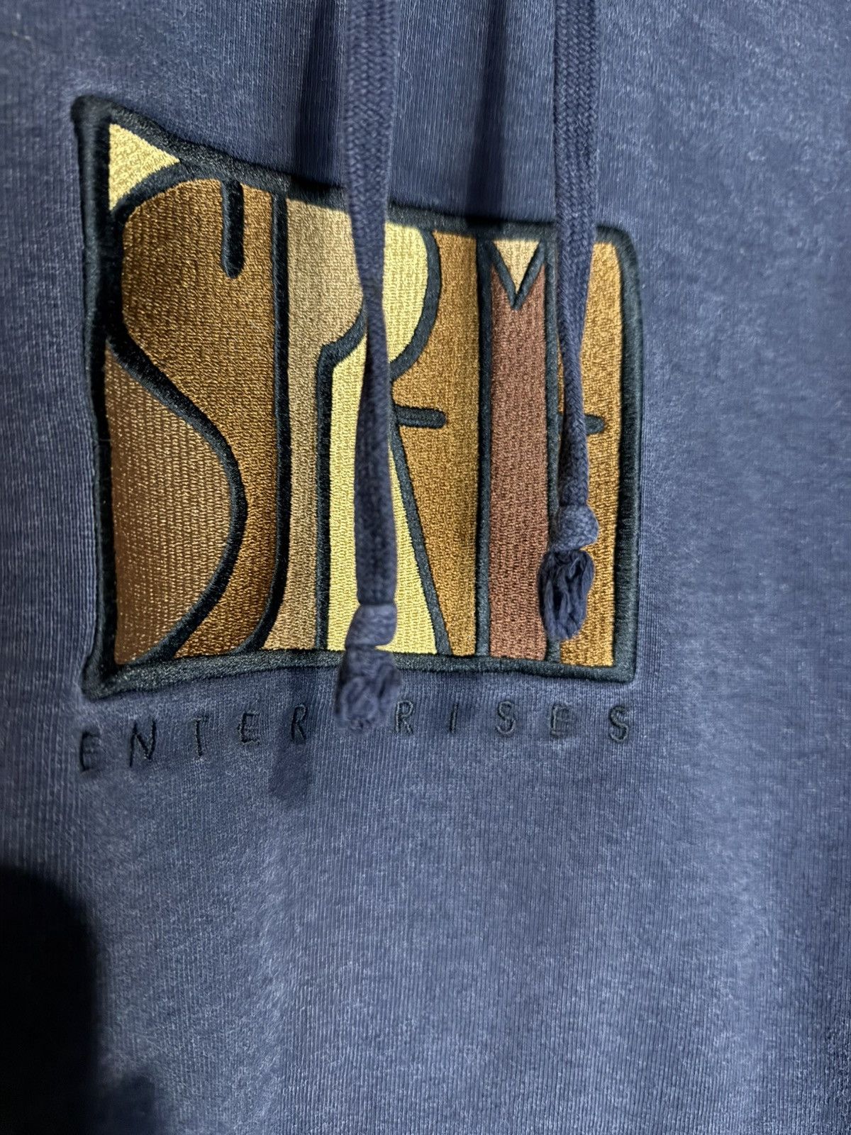 Supreme Supreme FW20 Enterprises Hooded Sweatshirt in Navy/Brown Size US L / EU 52-54 / 3 - 3 Thumbnail