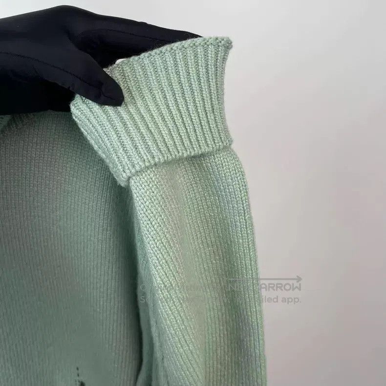 Hermes Hermes Cashmere Sweater, Light Green Size M / US 6-8 / IT 42-44 - 4 Thumbnail