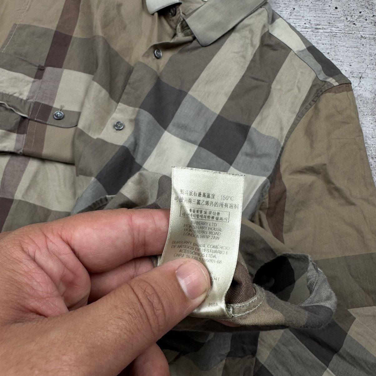 Burberry Burberry London Nova Check Full Patterned Button Up Shirt Size US M / EU 48-50 / 2 - 9 Thumbnail