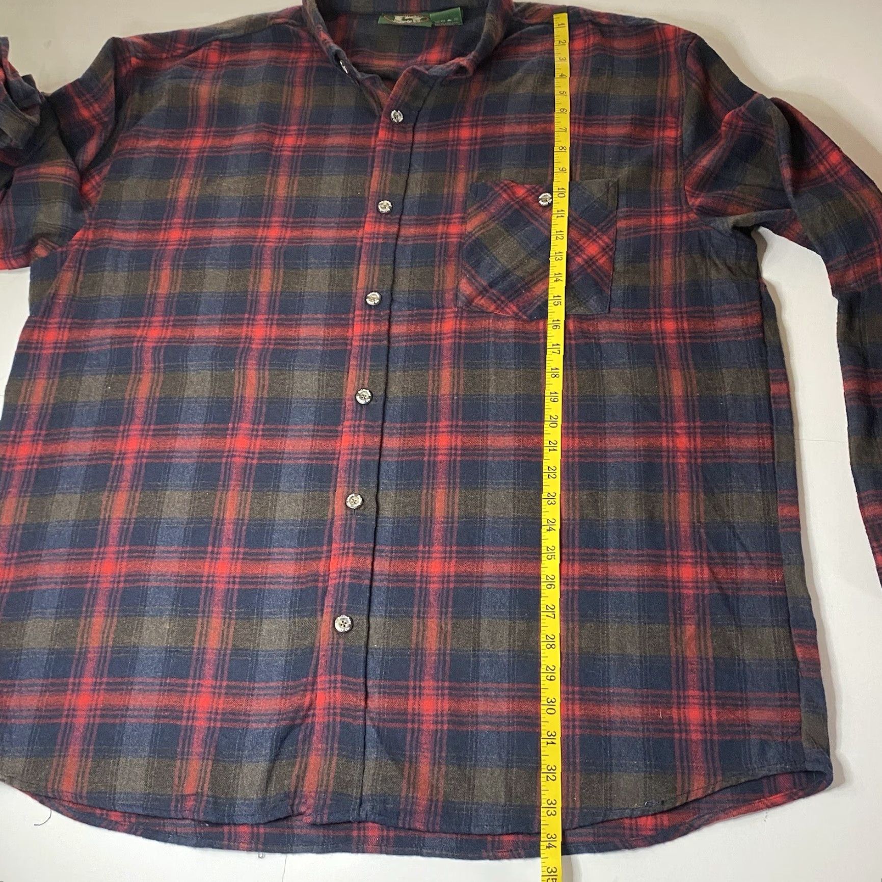 Vintage Stillwater Supply Co Purple Plaid Long Sleeve Soft Flannel Tunic Jacket Button Up 2X Womens Size XXL / US 16-18 / IT 52-54 - 6 Thumbnail