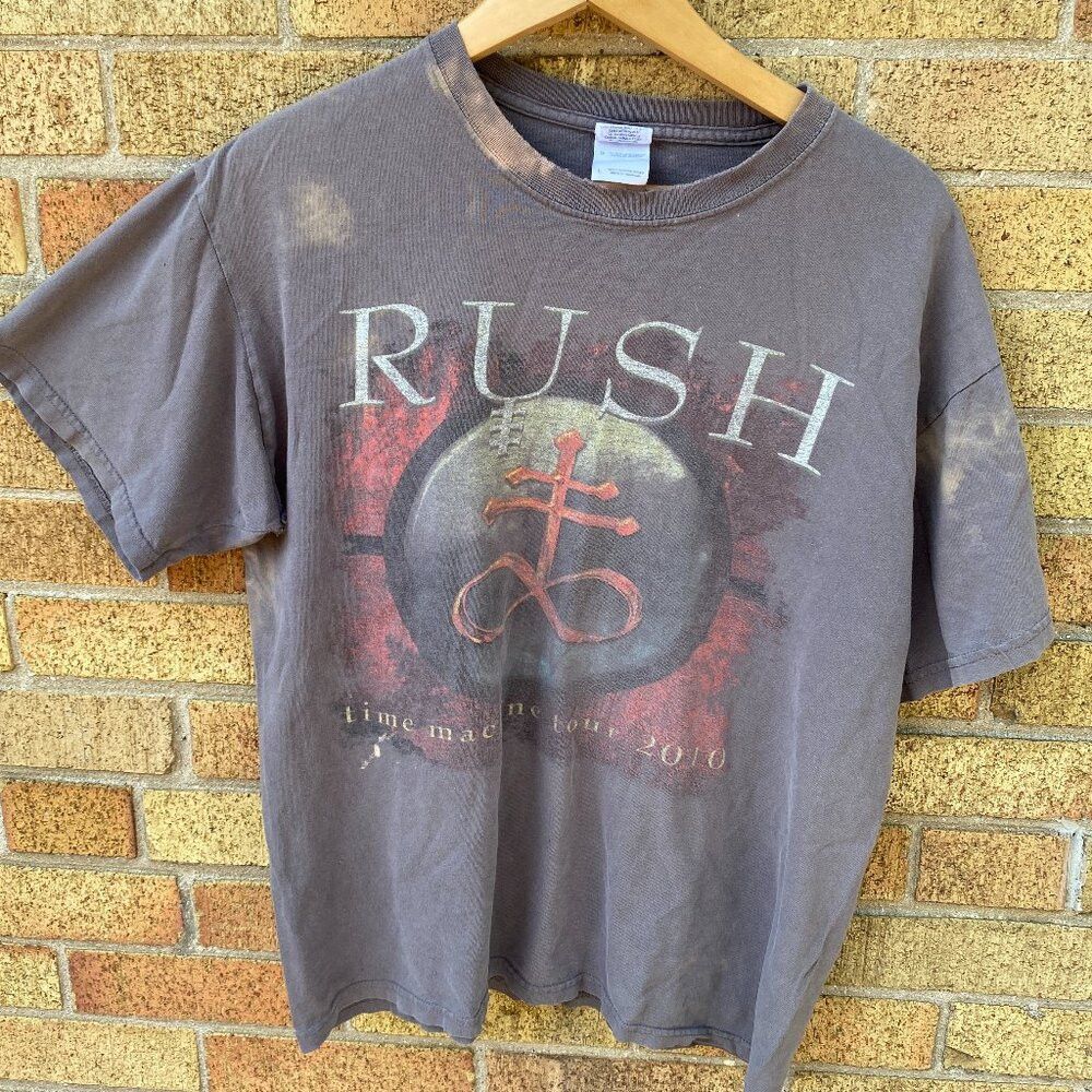 Vintage 2010 Rush Time Machine Tour Band Promo T Shirt Large Gray D Size US XL / EU 56 / 4 - 1 Thumbnail