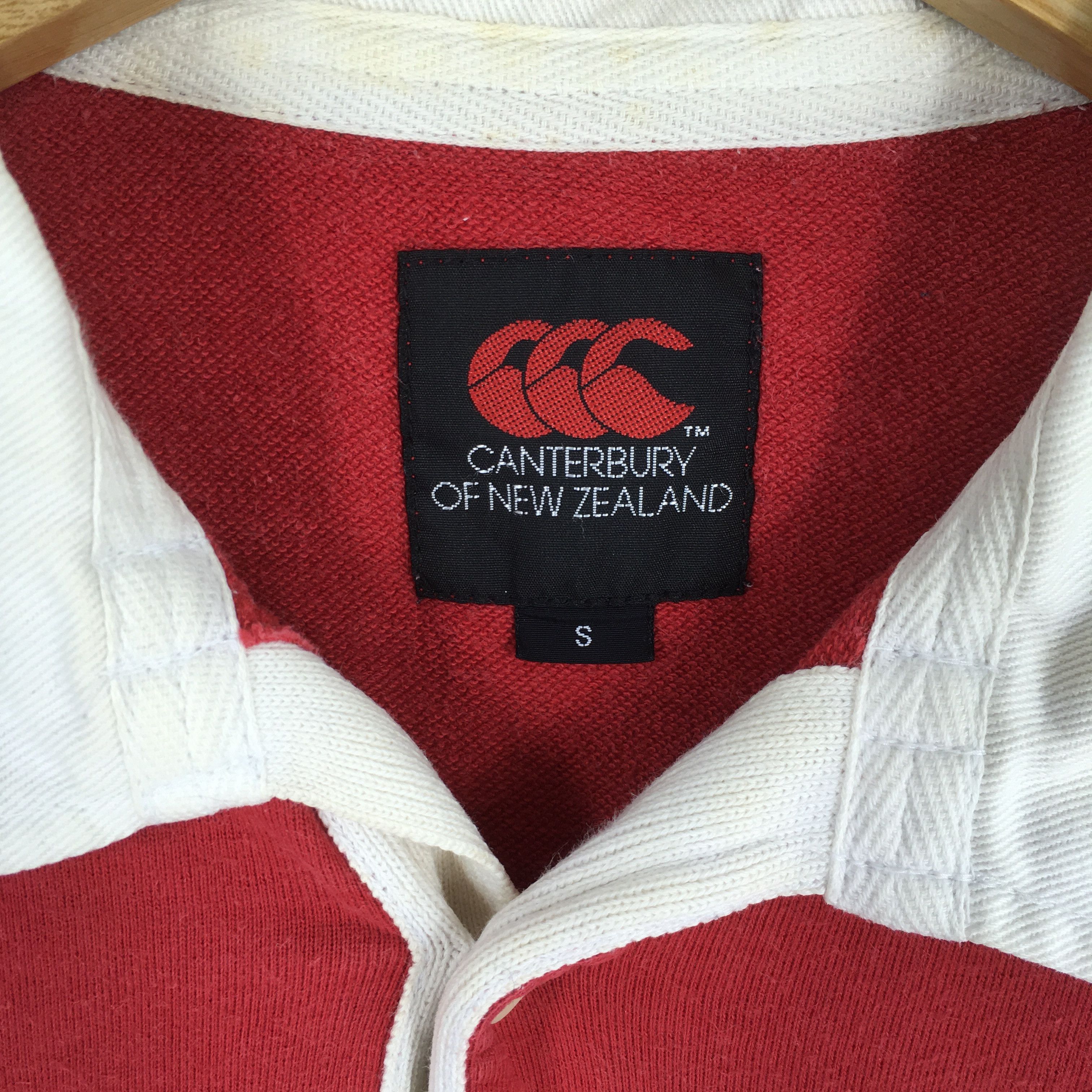 Canterbury of New Zealand Vintage Canterbury New Zealand Steinlager Rugby Shirt Small Size US S / EU 44-46 / 1 - 4 Thumbnail
