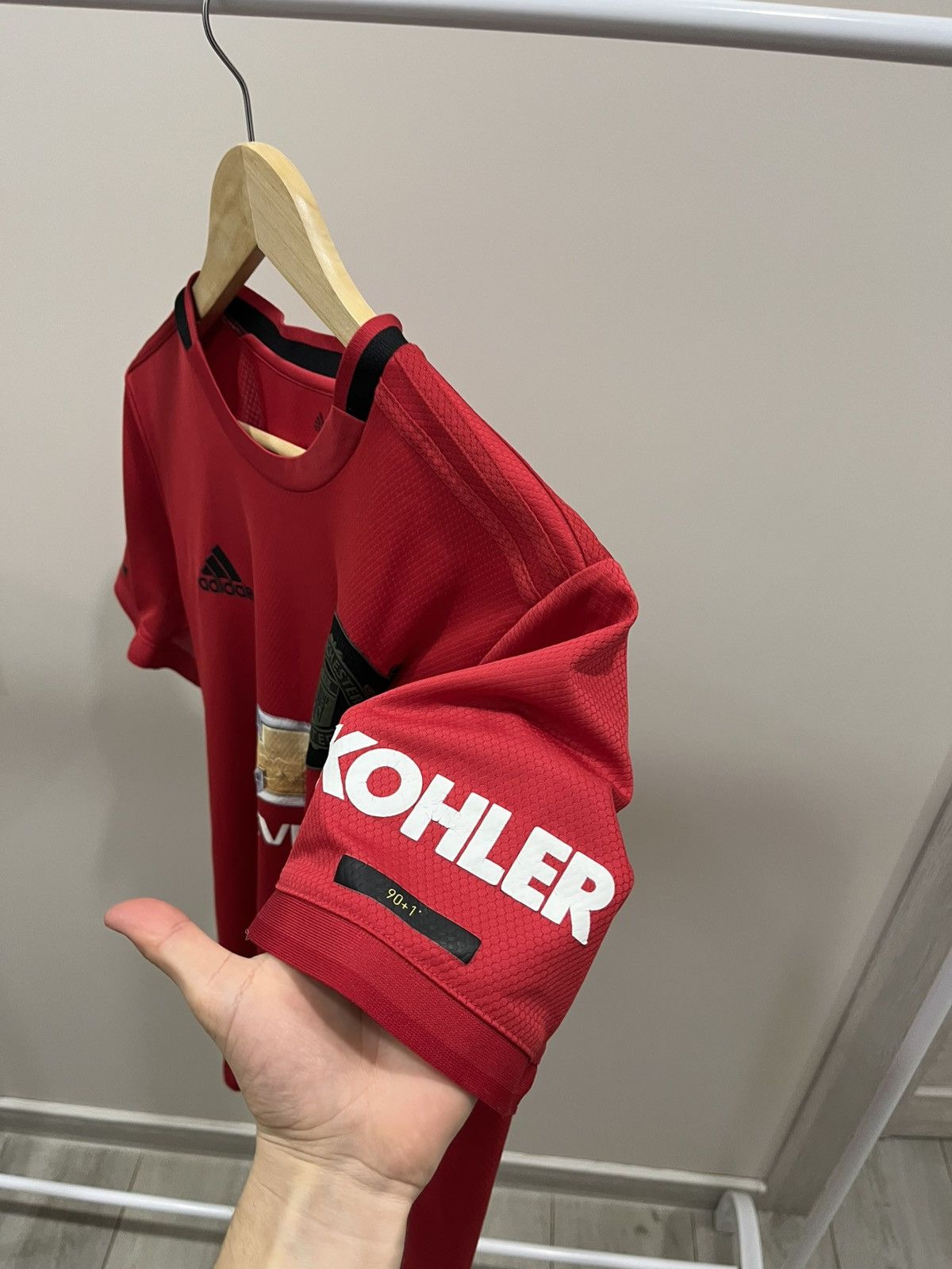 Adidas Adidas Manchester United 2019-20 Home Long Sleeve Jersey Size US M / EU 48-50 / 2 - 3 Thumbnail