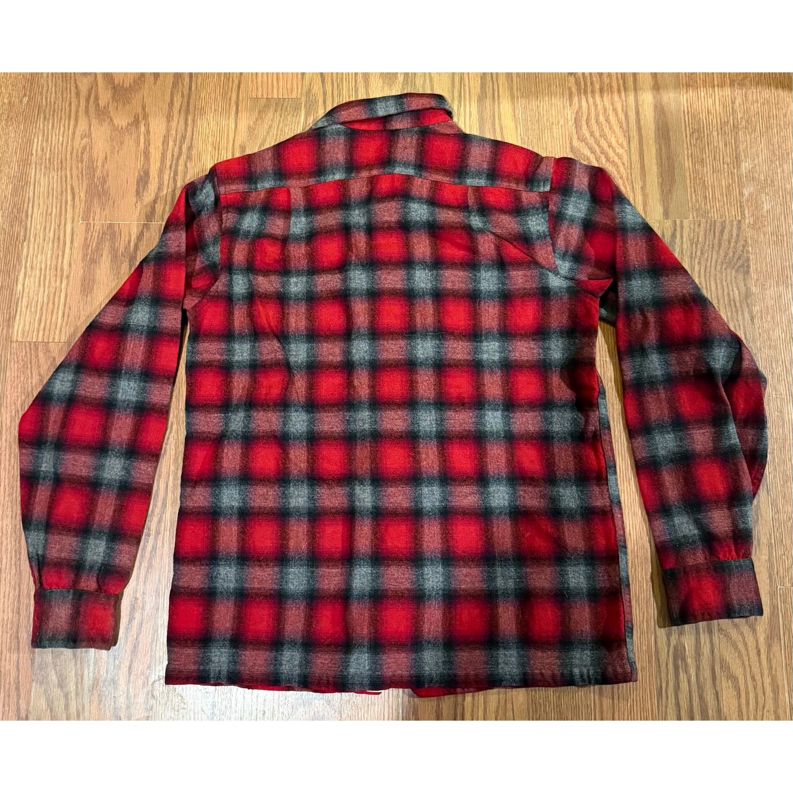 Pendleton Pendleton Red Black Buffalo Plaid Wool Size Youth XL Size US XL / EU 56 / 4 - 3 Thumbnail