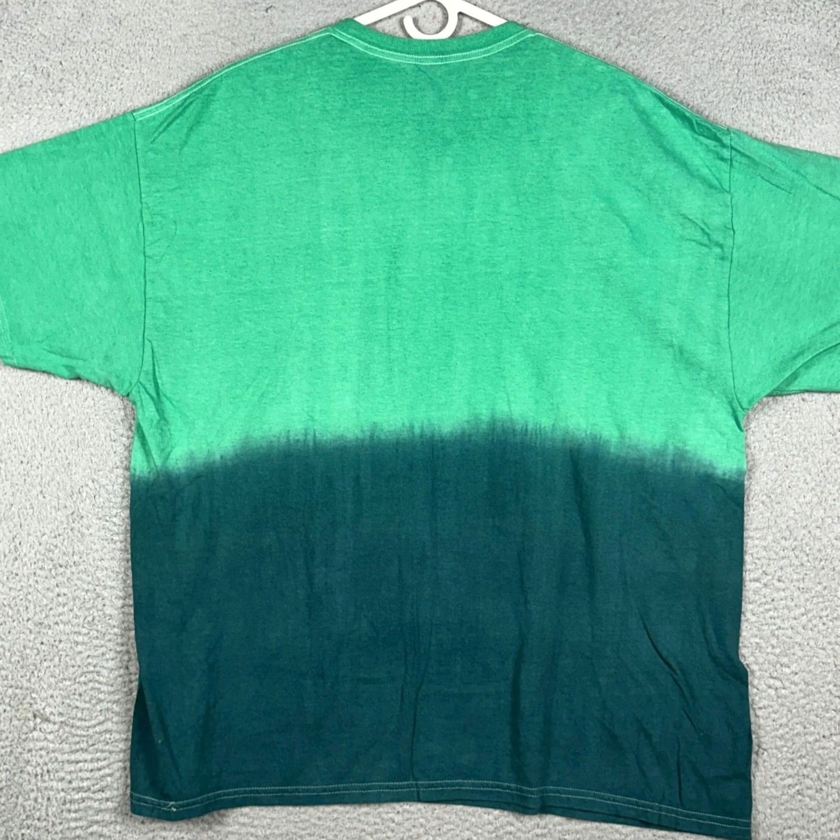 Disney Disney Mickey Mouse T-Shirt Men 2XL Green Ombre Dip-Dye Graphic Tee Short Sleeve Size US XXL / EU 58 / 5 - 3 Thumbnail