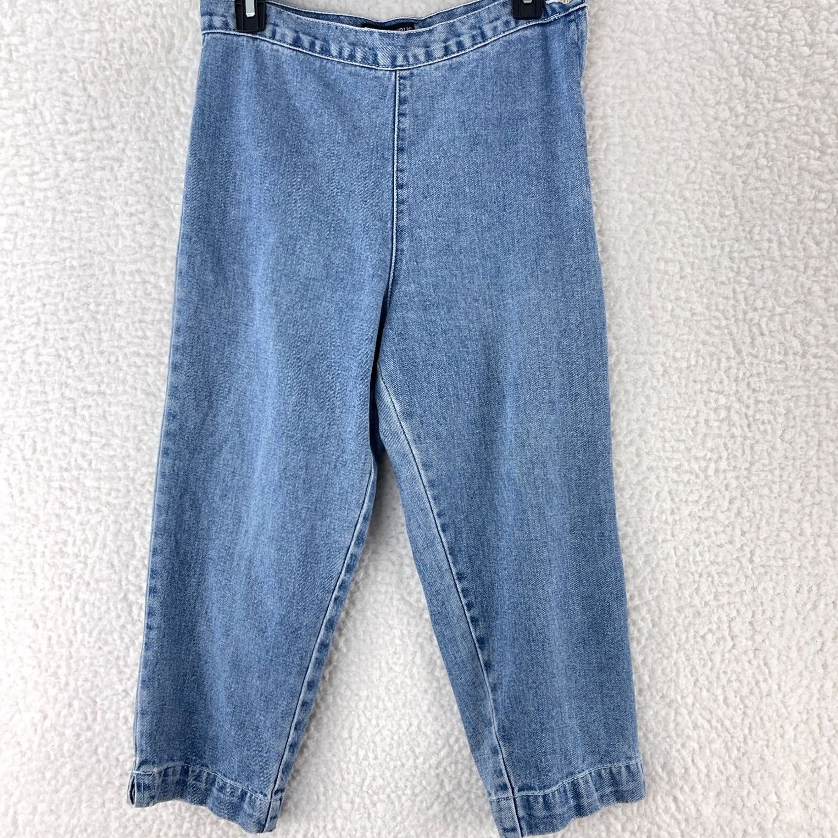Banana Republic VINTAGE Banana Republic Jeans Womens Size 31 Blue Cropped High-Rise Denim 100% Cotton USA Size 24" / US 00 / IT 34 - 2 Thumbnail