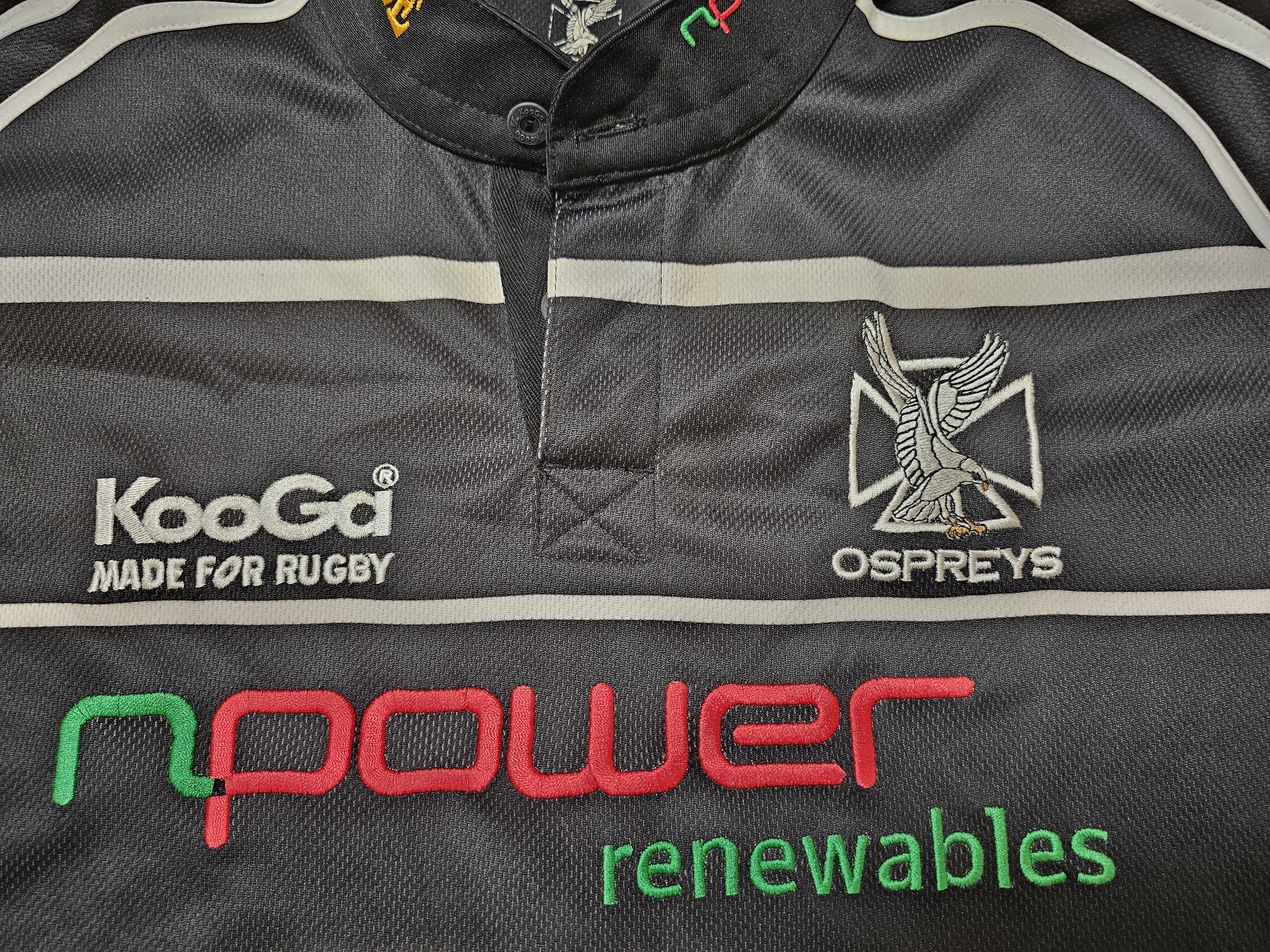 Vintage OSPREYS RUGBY VINTAGE JERSEY WALES RUGBY JERSEY RUGBY SHIRT Size US L / EU 52-54 / 3 - 3 Thumbnail