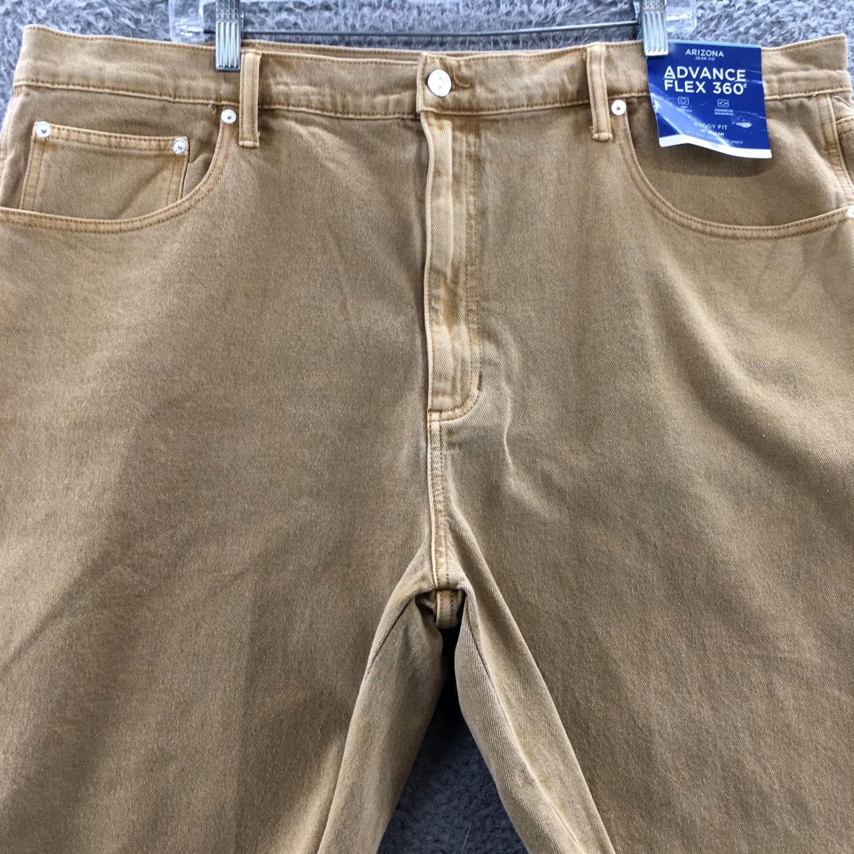 Vintage Arizona Jean Co Advance Flex 360 Shorts Mens 42 Brown Hi-Rise Bermuda 5-Pocket Regular 10in Inseam NEW Size US 42 / EU 58 - 2 Thumbnail