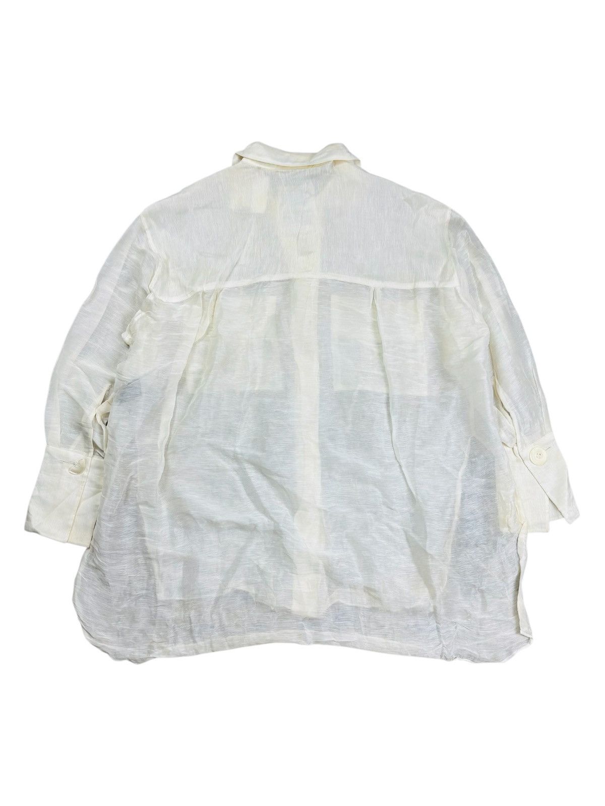 20471120 Japanese Avant Garde - Sheer Mesh Button Shirt Size US M / EU 48-50 / 2 - 2 Thumbnail