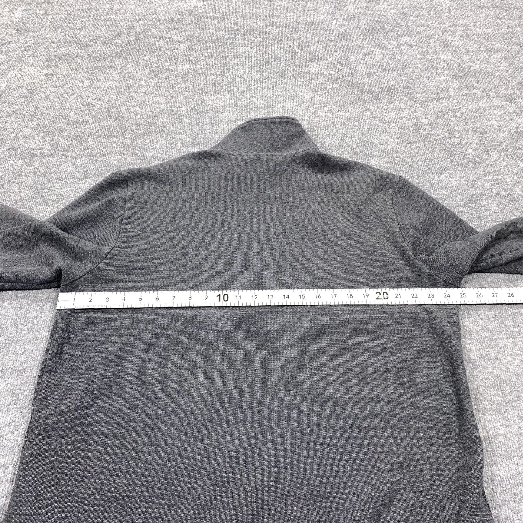 Harley Davidson Harley-Davidson Sweater Mens XL Gray 1/4 Zip Mock Neck Quilted Pullover Logo Size US XL / EU 56 / 4 - 6 Thumbnail