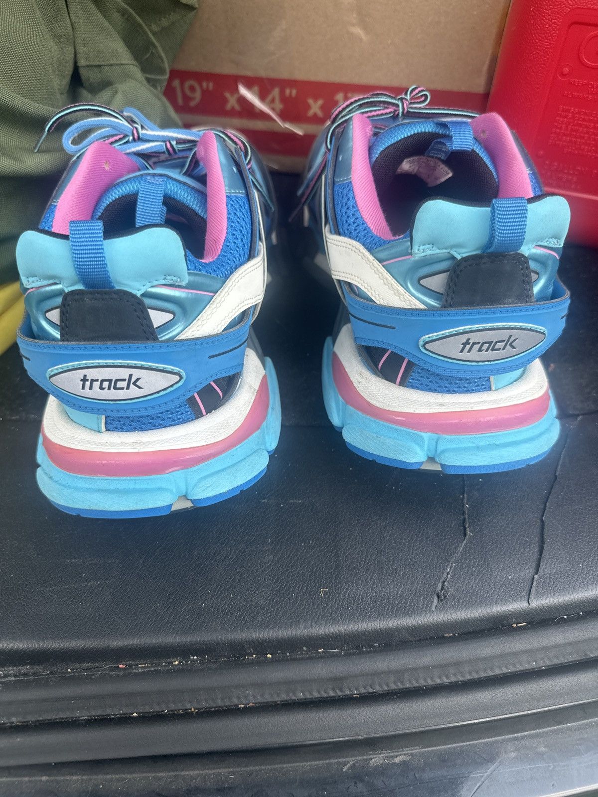 Balenciaga Blue pink balenciaga sz 45 Size US 12 / EU 45 - 5 Thumbnail