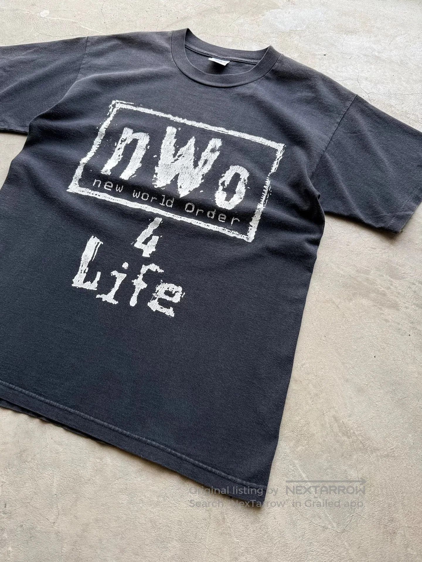 Vintage Vintage 90s NWO 4 Life WWE Tee. Size US L / EU 52-54 / 3 - 2 Thumbnail