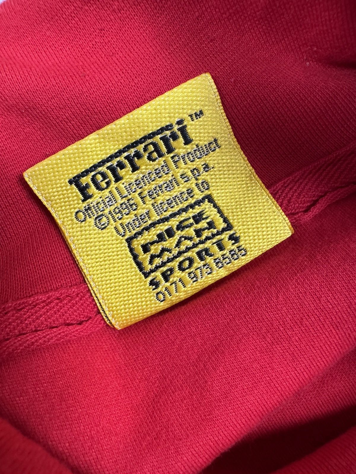Ferrari Vintage 1996 Ferrari Red Long Sleeve XXL Size Size US XXL / EU 58 / 5 - 9 Thumbnail