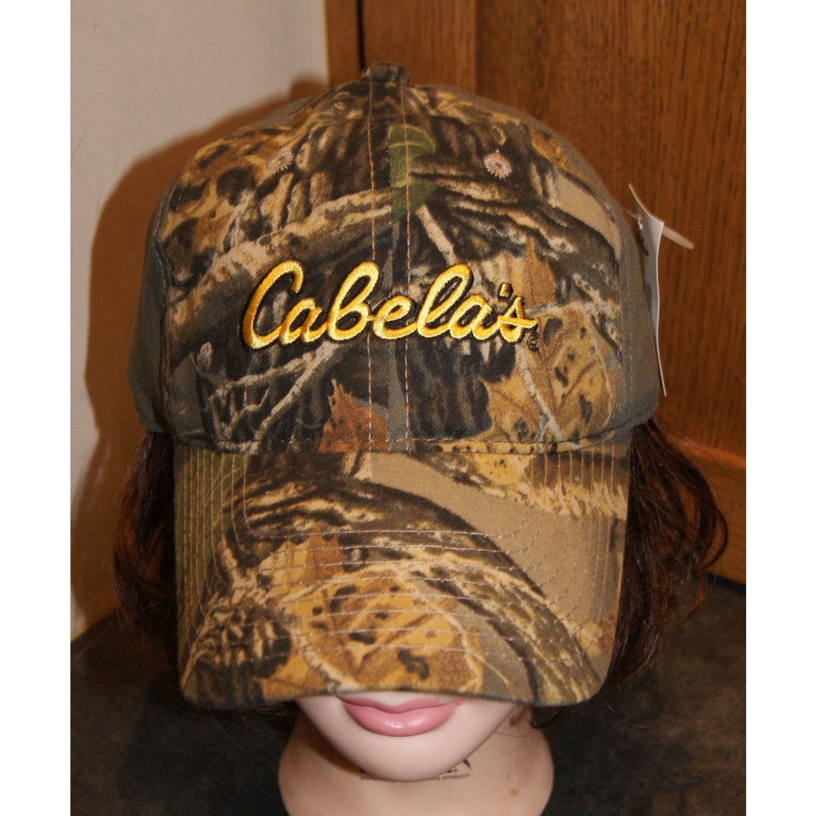 Cabelas Cabelas Hat Cap Camouflage Strap Back Embroidered OSFA NWT Size ONE SIZE - 1 Thumbnail