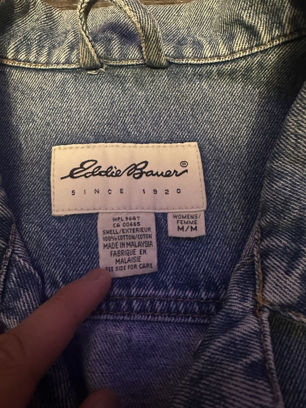 Eddie Bauer Vintage Eddie Bauer Denim Jacket Size M / US 6-8 / IT 42-44 - 3 Thumbnail