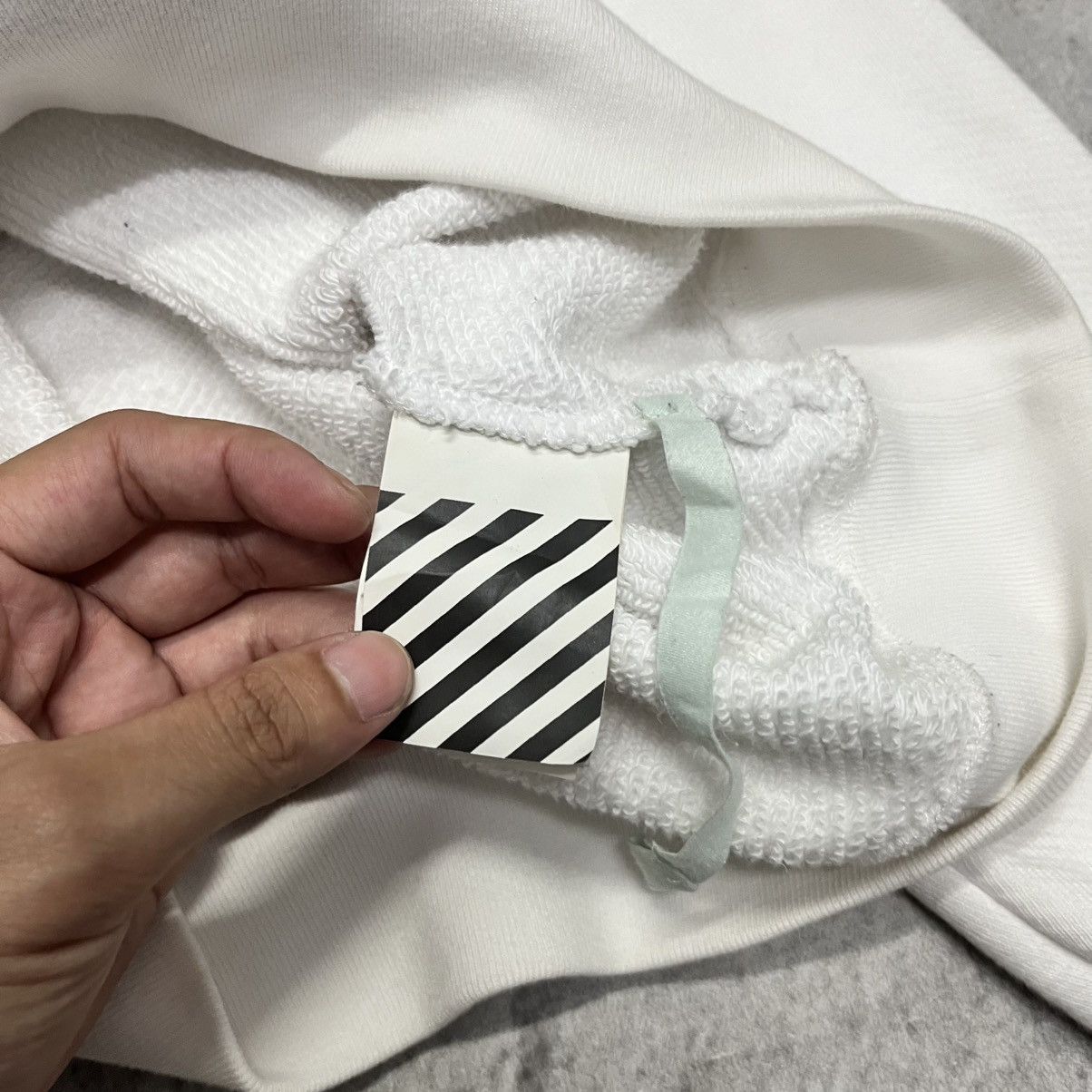 Off-White Off-White Brush Arrow Hoodie White Size US XXS / EU 40 - 5 Thumbnail