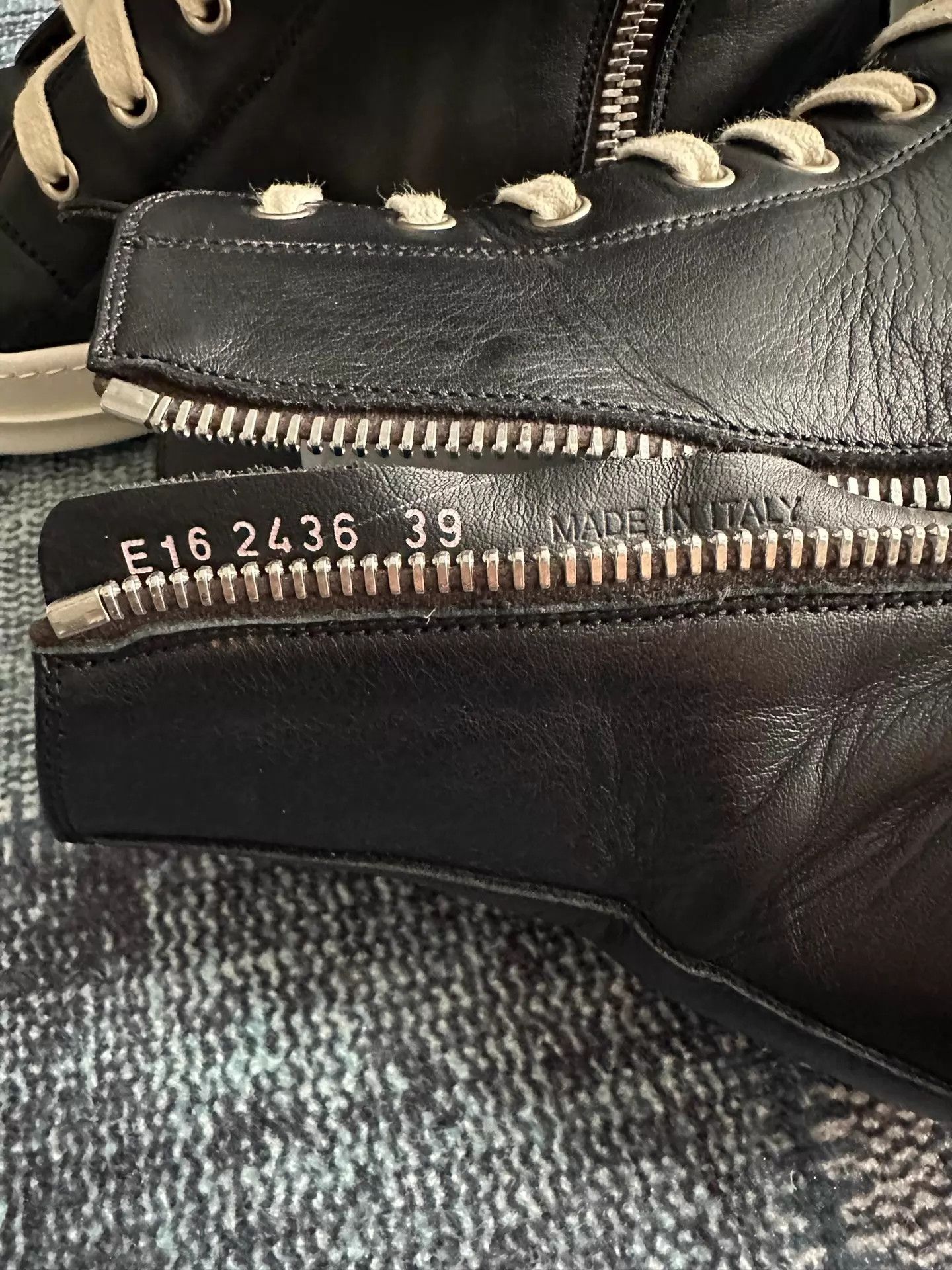Rick Owens Rick Owens Mainline High Top Converse 39 Size US 6 / EU 39 - 7 Thumbnail