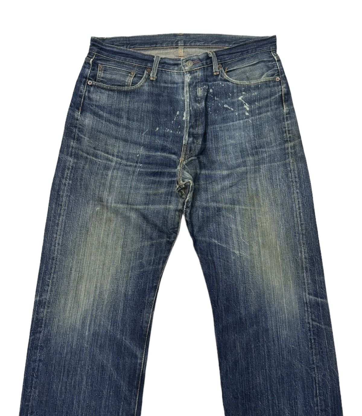 Japanese Brand × Stevenson Overall Co. RETRO CRAFT OVERALL SELVEDGE DENIM JAPANESE JEANS Size US 35 - 4 Thumbnail