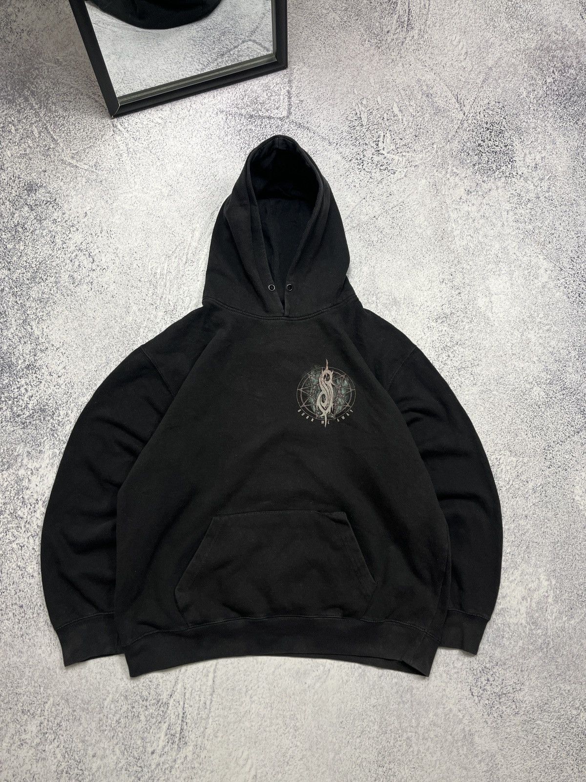 Band Tees Vintage Slipknot 00’s Hoodie "Burn Me Away" Big Logo Rare Size US XL / EU 56 / 4 - 2 Thumbnail