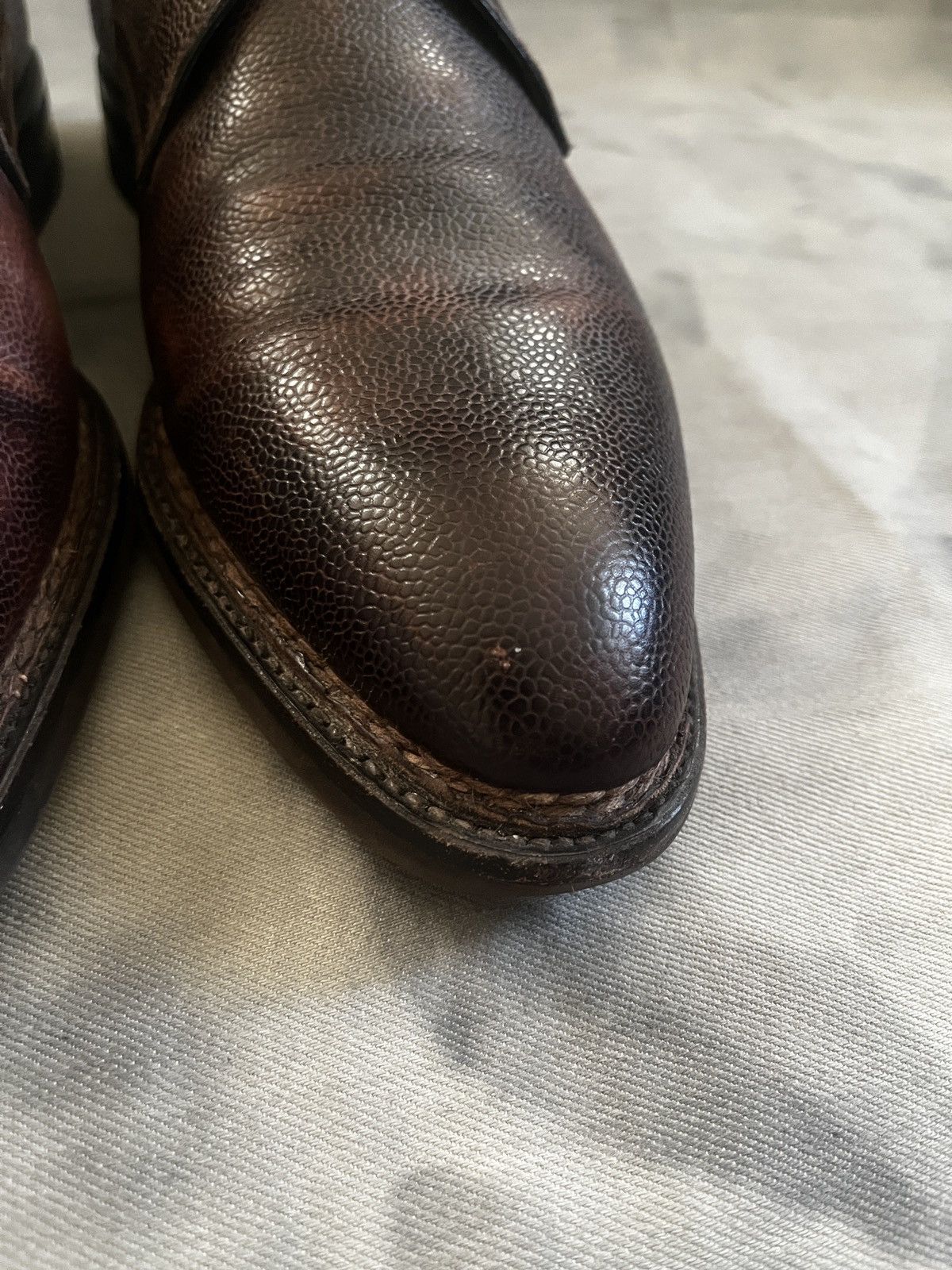 Bontoni Bontoni Scuro Casual Laceup in Legno Size US 13 / EU 46 - 11 Thumbnail