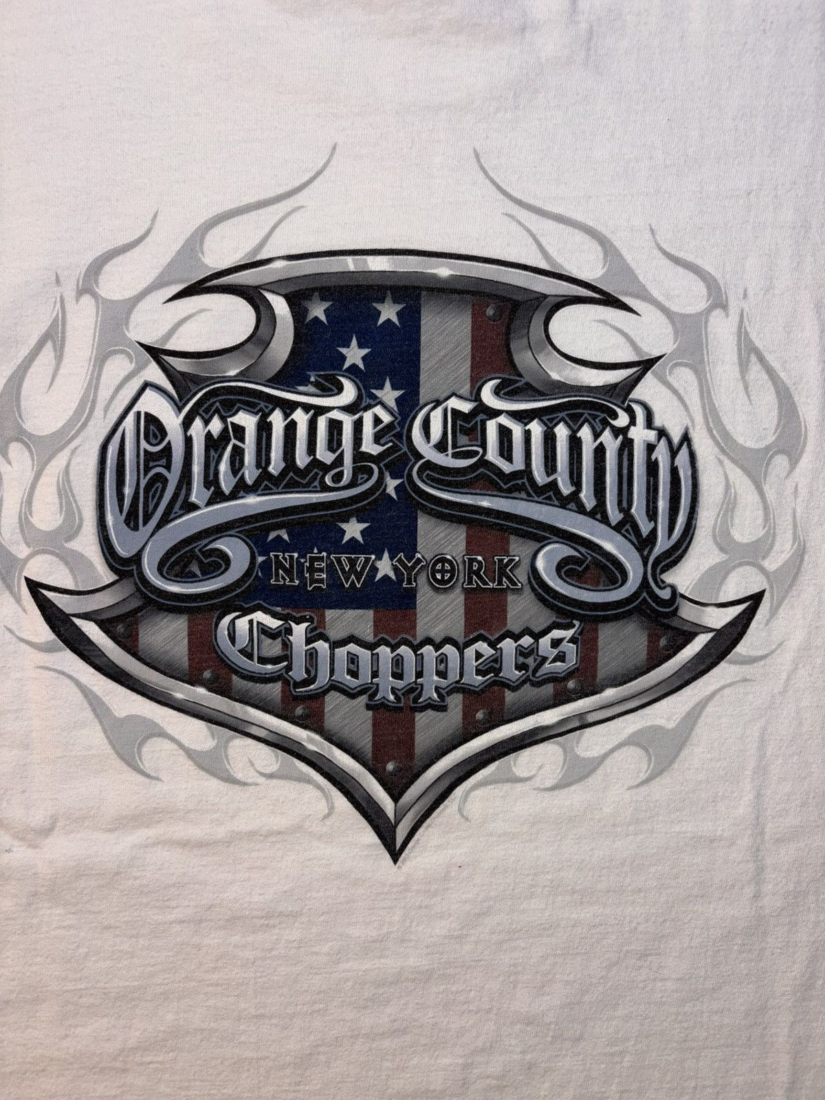 West Coast Choppers Vtg Orange County Choppers New York Y2K Shield Logo Sz XXL Size US XXL / EU 58 / 5 - 8 Thumbnail