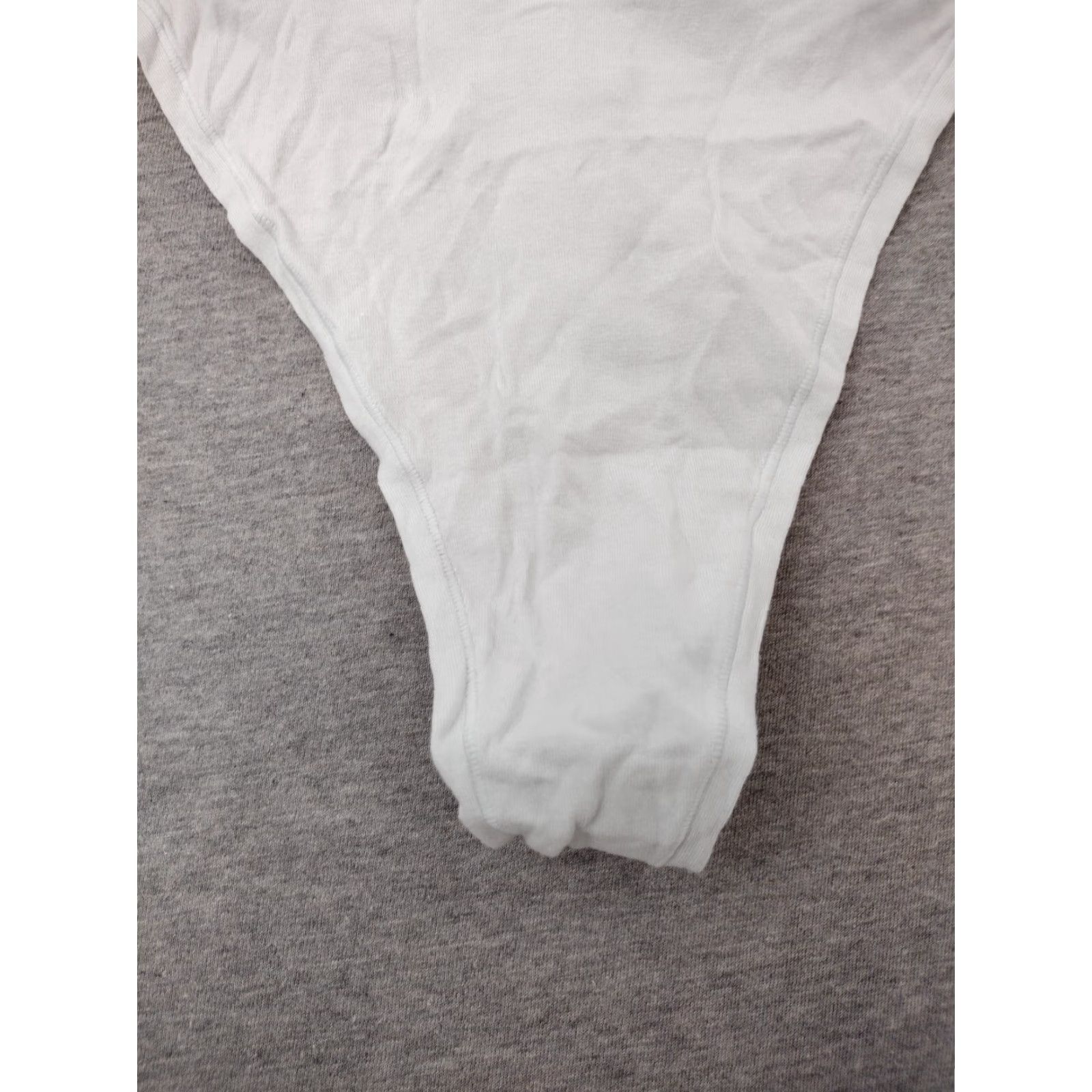 SKIMS Skims Cotton Jersey Micro Dipped Thong Color Frost Size 3X PN-DTH-1924 Size XXL / US 16-18 / IT 52-54 - 7 Thumbnail