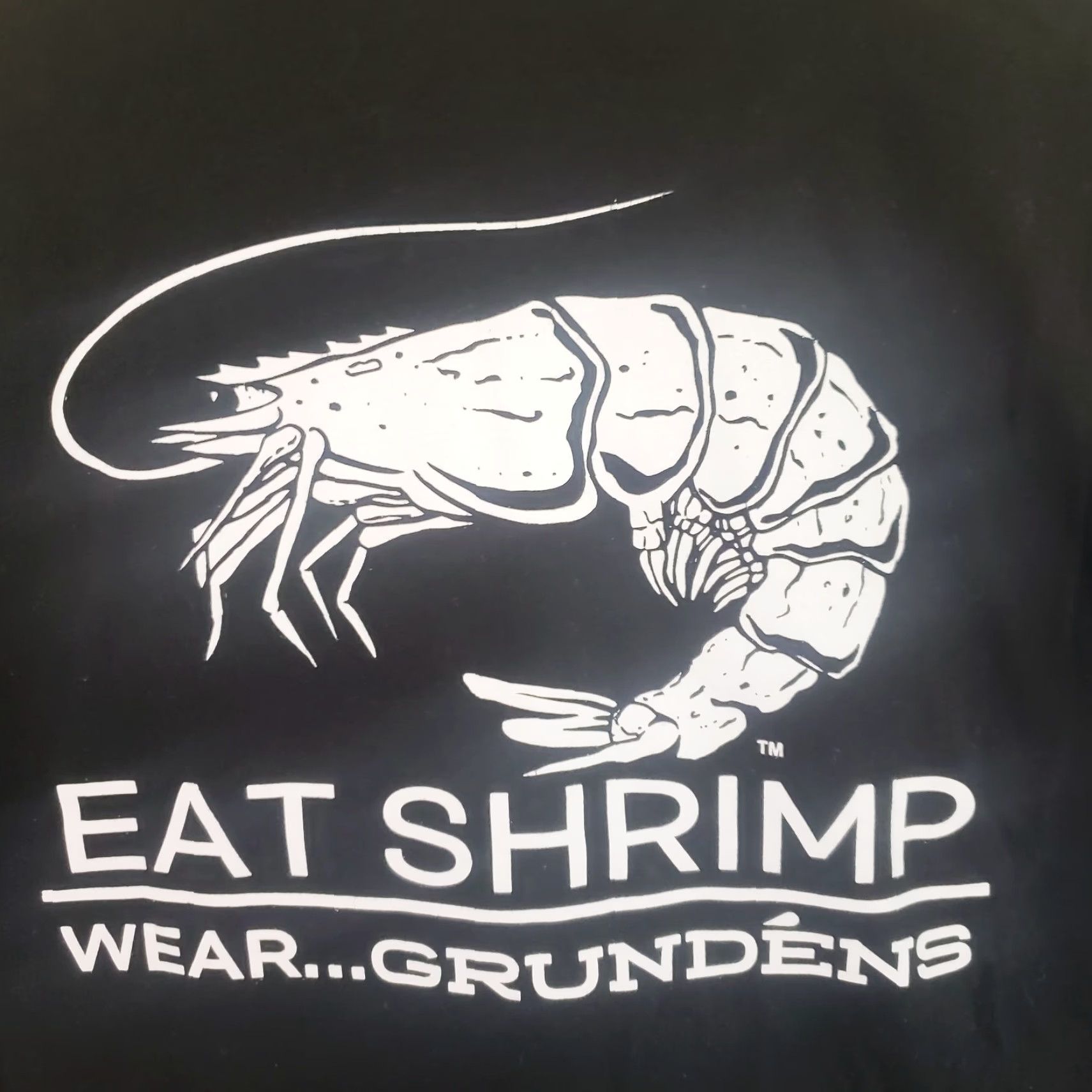 Shrimps Gruden's Short Sleeve T-Shirt Tee 3XL Black Shrimp Graphic Crew Neck Mens Shirt Size US XXL / EU 58 / 5 - 7 Thumbnail