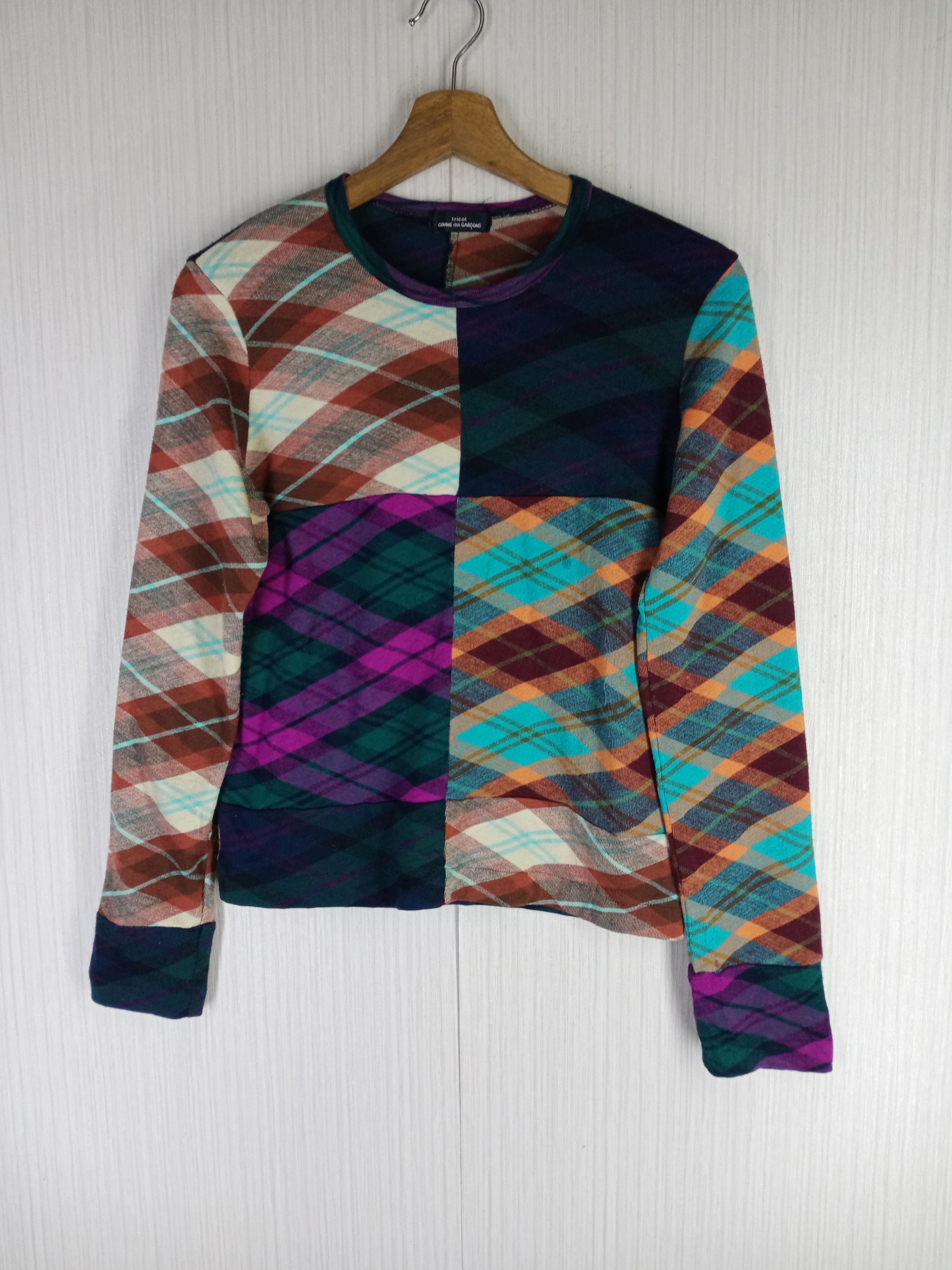 Comme des Garcons Rare Vintage COMME Des GARCONS Patchwork Top Size S / US 4 / IT 40 - 1 Thumbnail