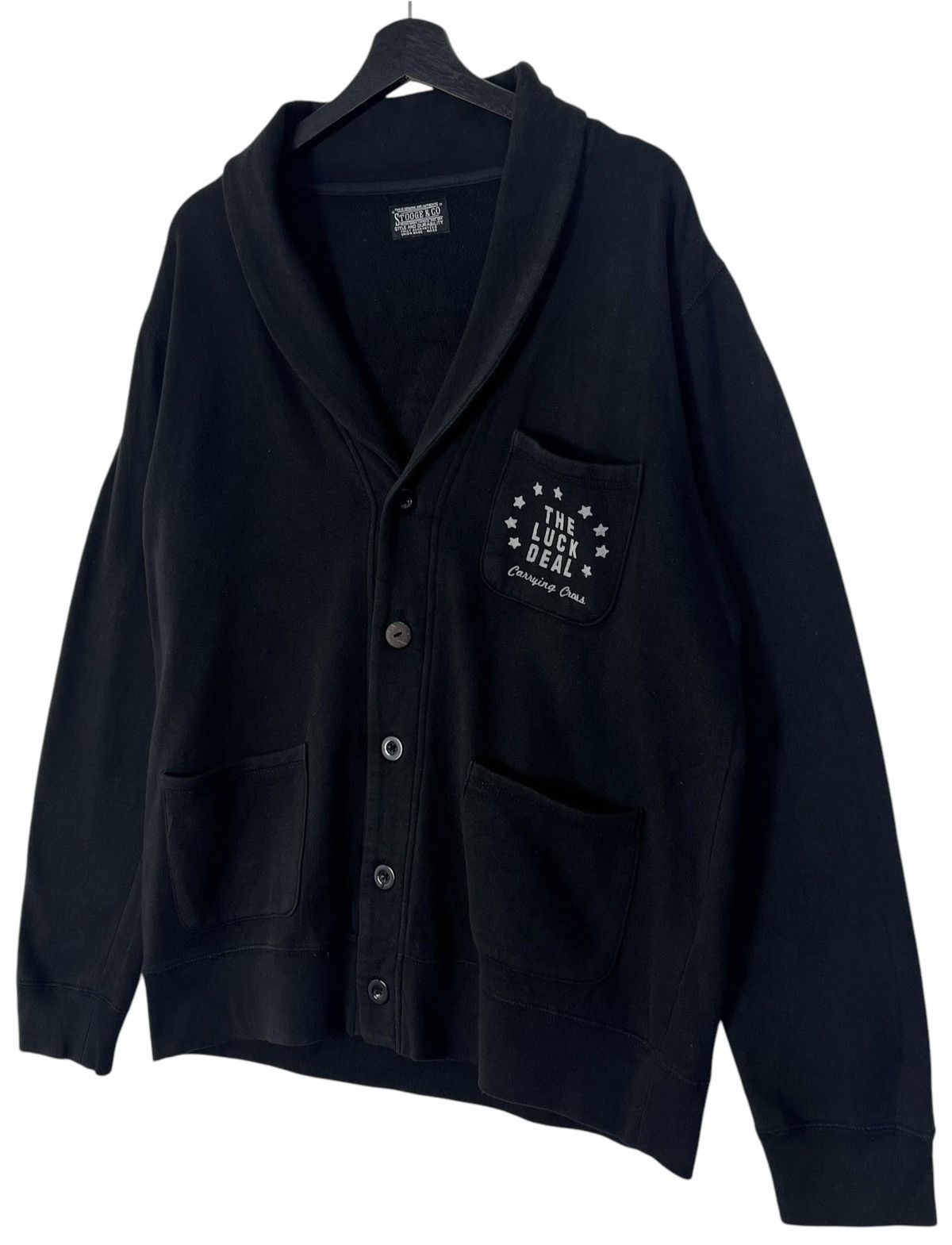 Affliction × Japanese Brand Stooge Co Mad Marrys Cardigan Size US L / EU 52-54 / 3 - 3 Thumbnail