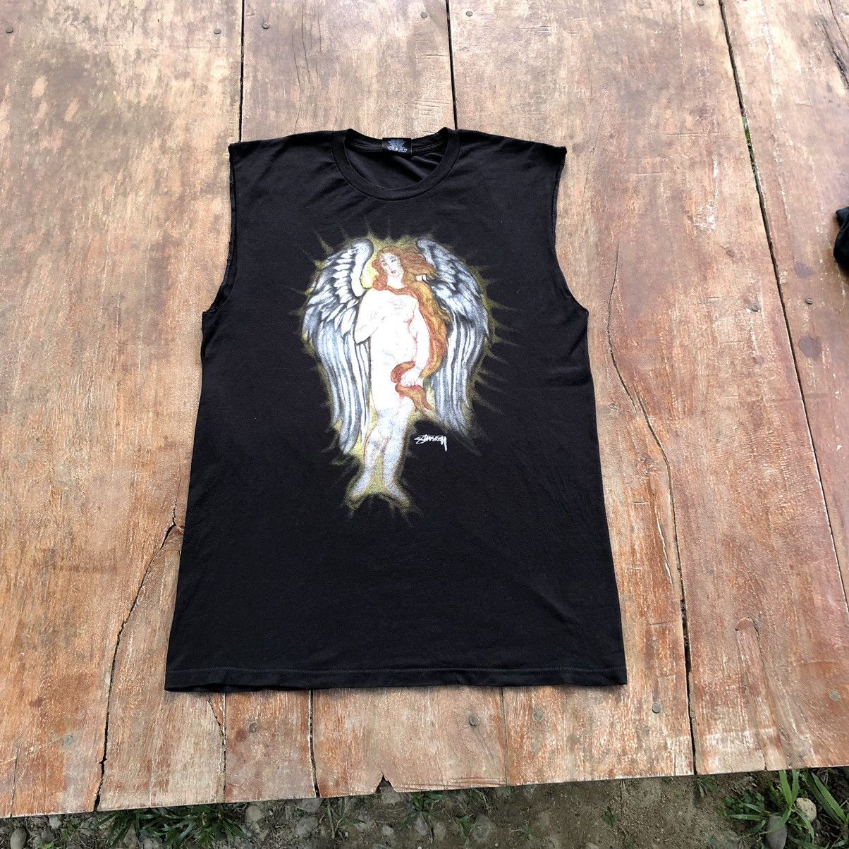 Stussy Vintage Thrashed Faded Stussy Naked Girls ERD GRUNGE Shirt Size US M / EU 48-50 / 2 - 2 Thumbnail
