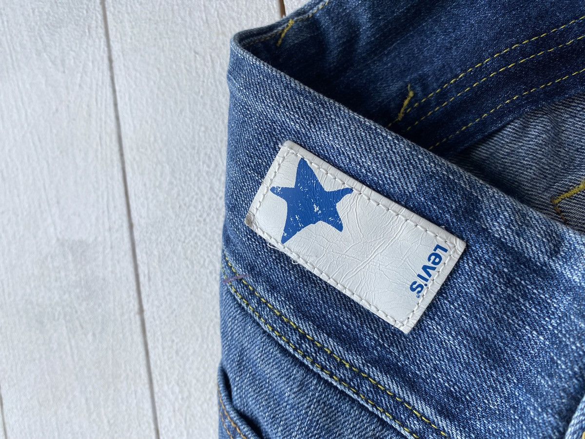 Japanese Brand × Levi's × Vintage VNTG Levis Blue Fingered Genius Star Selvedge Jeans 32 Size 32" / US 10 / IT 46 - 14 Thumbnail