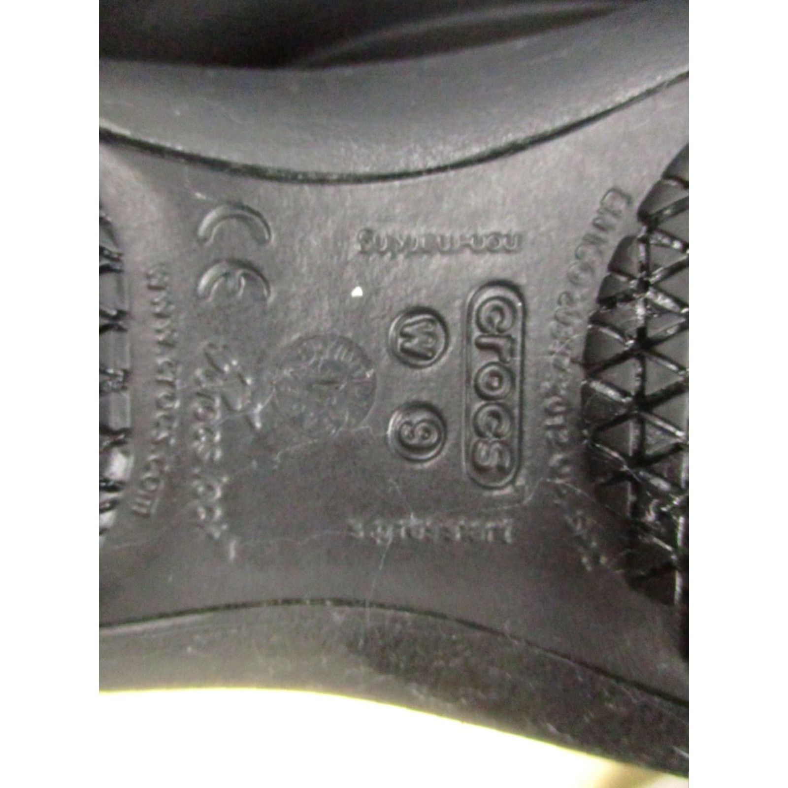 Crocs Crocs Flats Women's Ballet Flat Rubber Comfort Slip On Round Toe Black Shoes Size 6 US / 36 EU / 4 UK Size US 6 / IT 36 - 3 Thumbnail