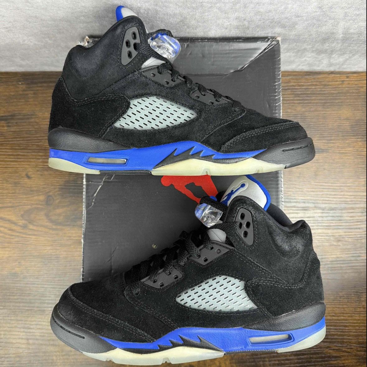 Jordan Brand Air Jordan 5 Retro Racer Blue Size 6 GS / 7.5W 440888-004 OG Size US 6 / EU 39 - 3 Thumbnail