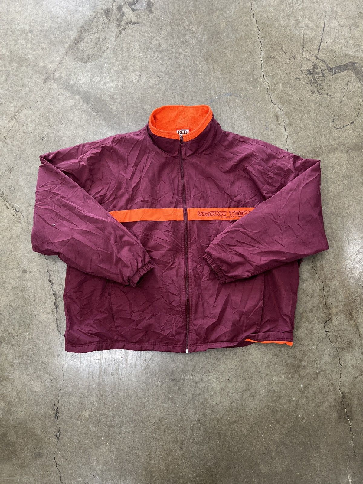 NCAA × Vintage Vintage Virginia Tech Hokies Windbreaker Jacket Sz. XXL Size US XXL / EU 58 / 5 - 2 Thumbnail