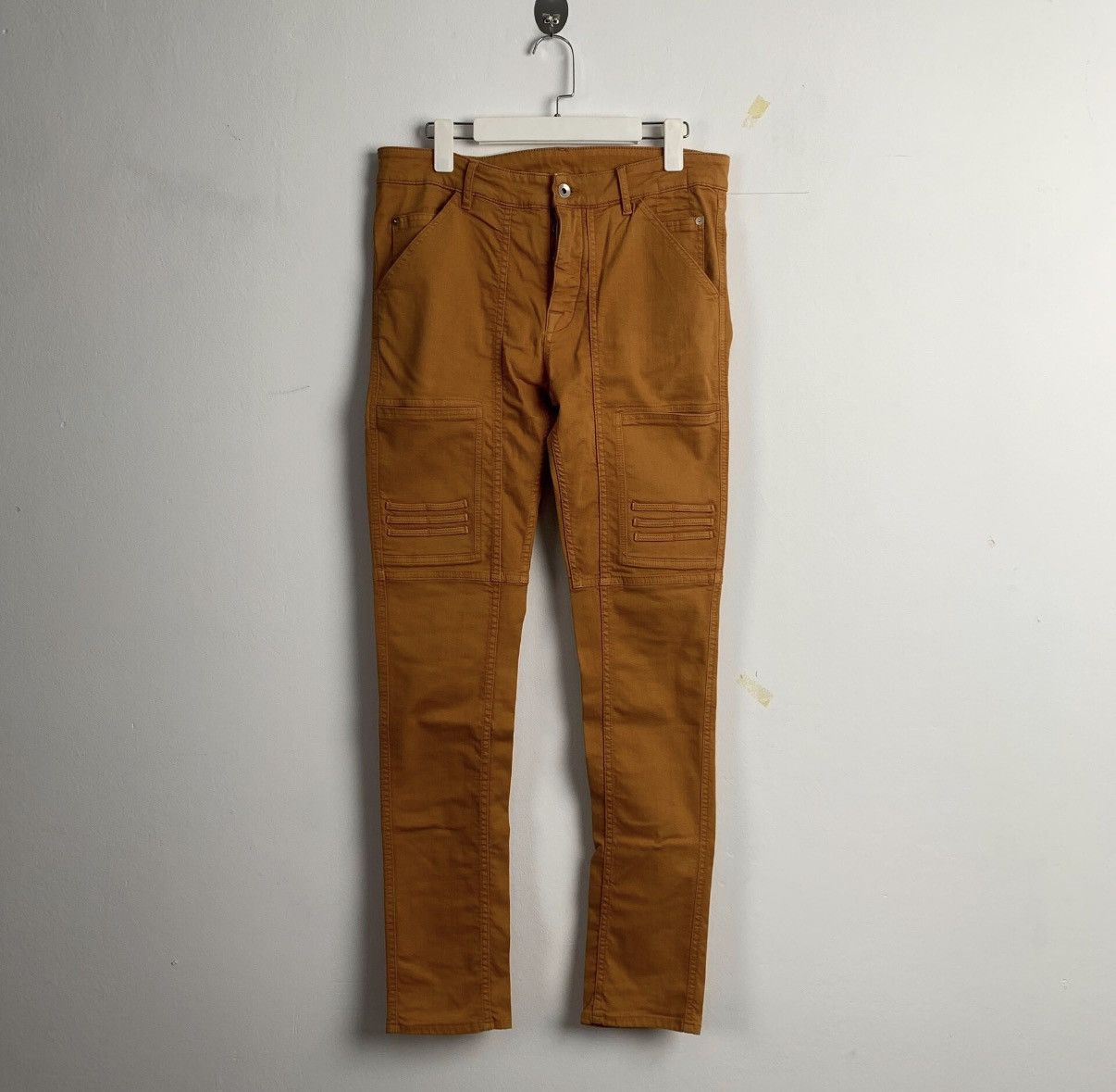Rick Owens Rick Owens DRKSHDW Orange Motorcycle Pants Size US 32 / EU 48 - 1 Thumbnail