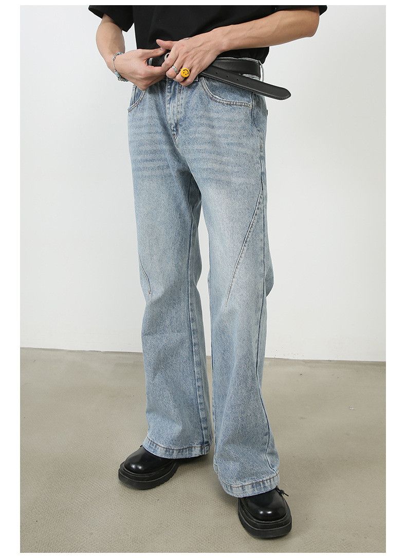 Japanese Brand × Jean Vintage distressed washed loose jeans Size US 32 / EU 48 - 3 Thumbnail
