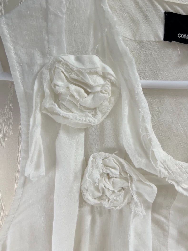 Comme des Garcons Comme Des Garcons Five flower rose white vest 2502-Nextar Size M / US 6-8 / IT 42-44 - 4 Thumbnail