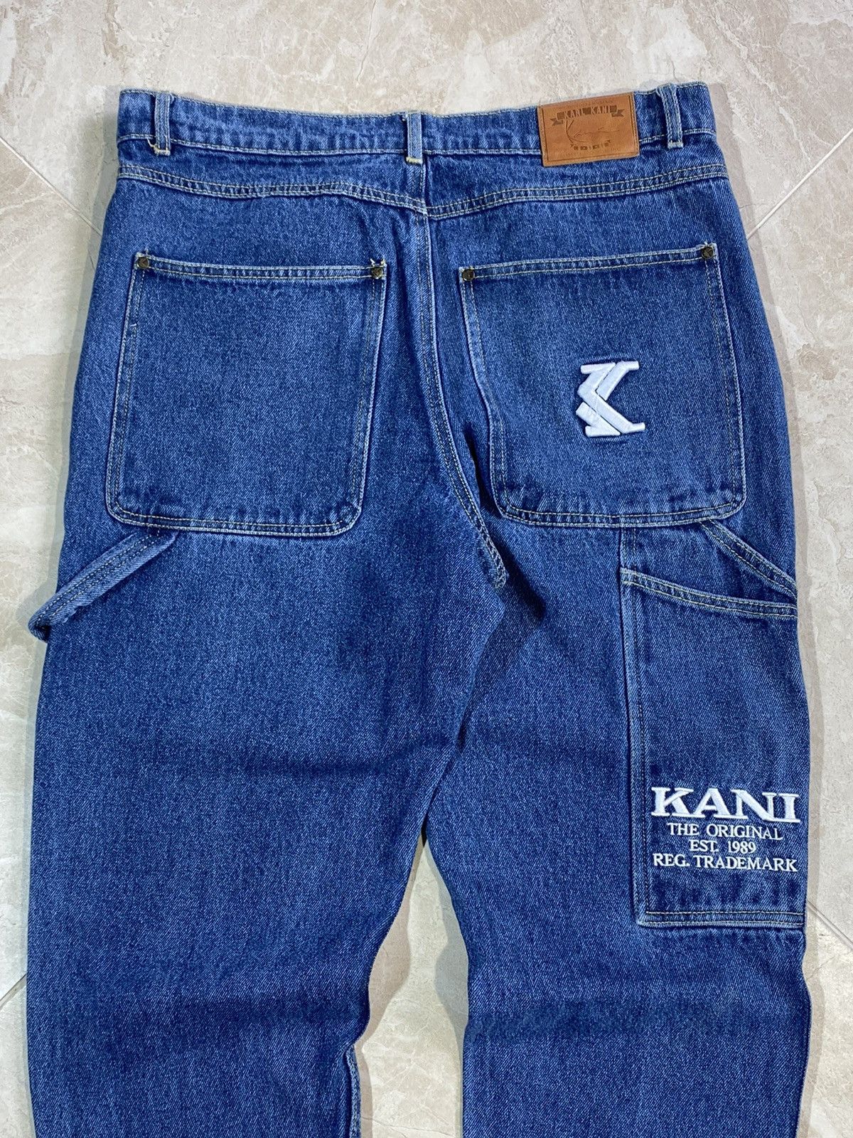 Karl Kani Kani Women's Denim Jeans Workwear Pants Size L Size 32" / US 10 / IT 46 - 3 Thumbnail