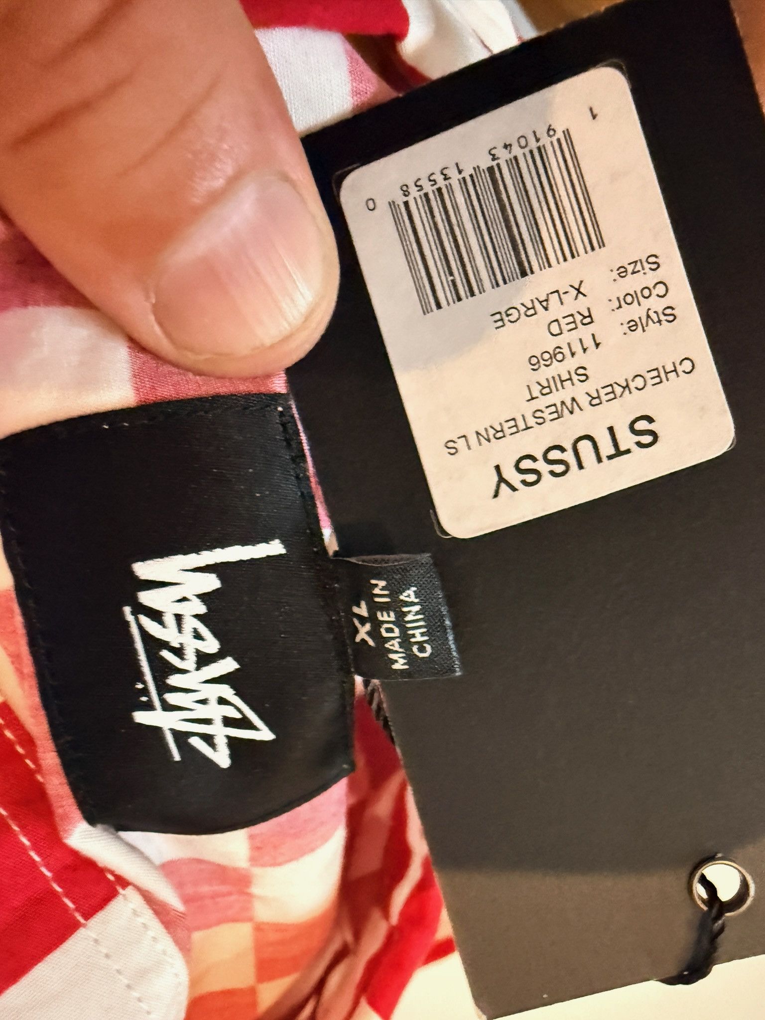 Stussy Checkered 2016 Stussy Button up Size US XL / EU 56 / 4 - 5 Thumbnail